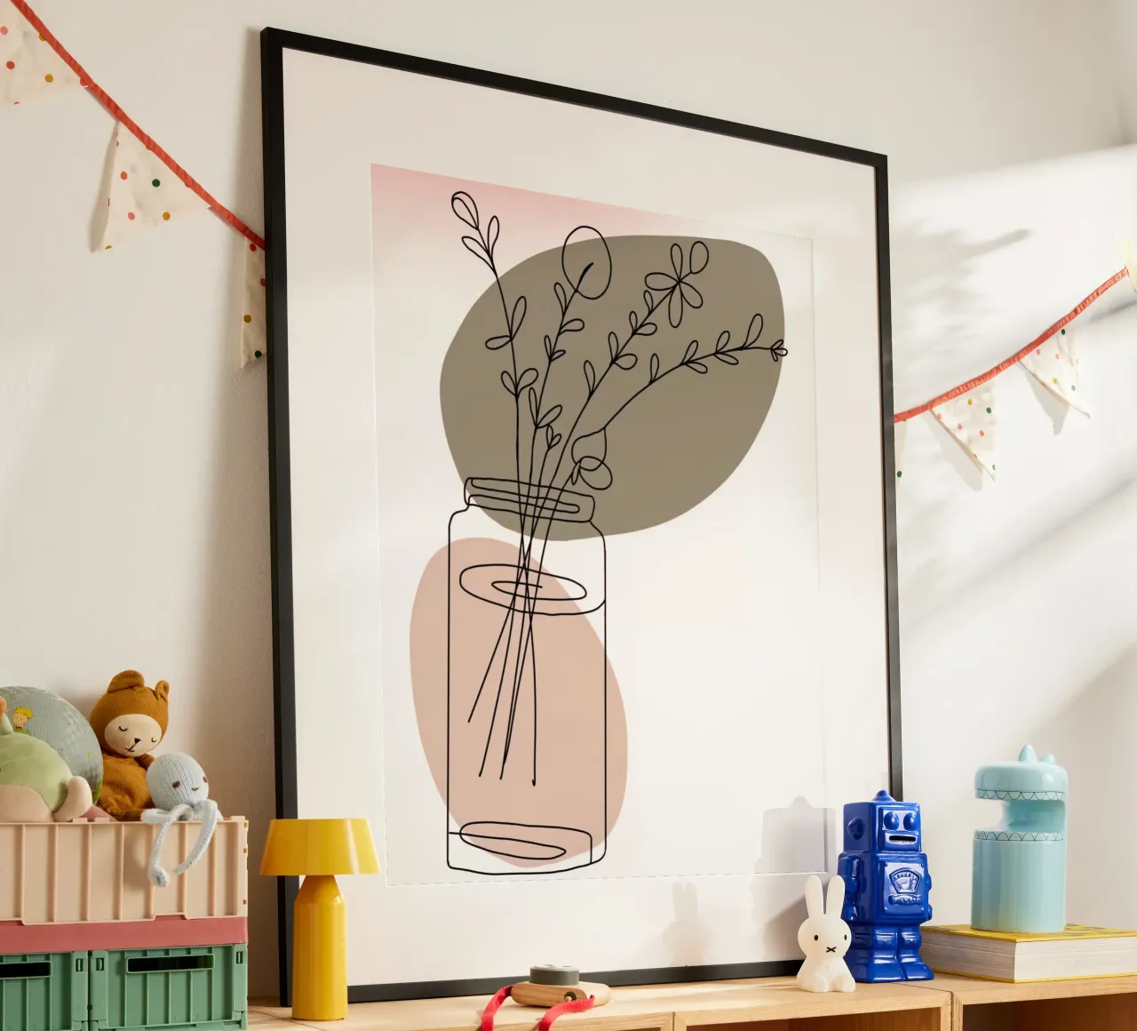 shape shadow vase poster da carsa