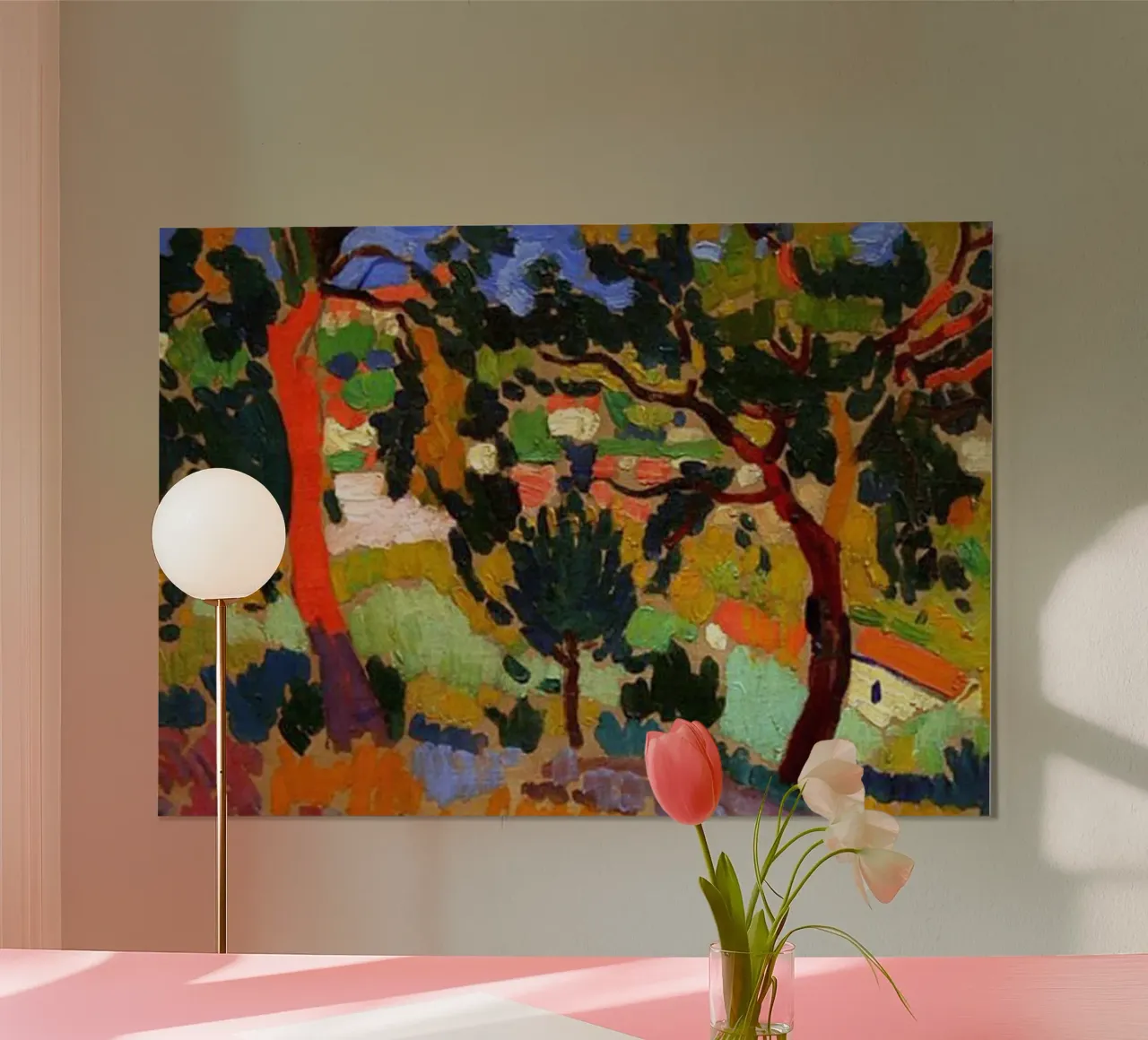 foresta soleggiata poster da briyan shop