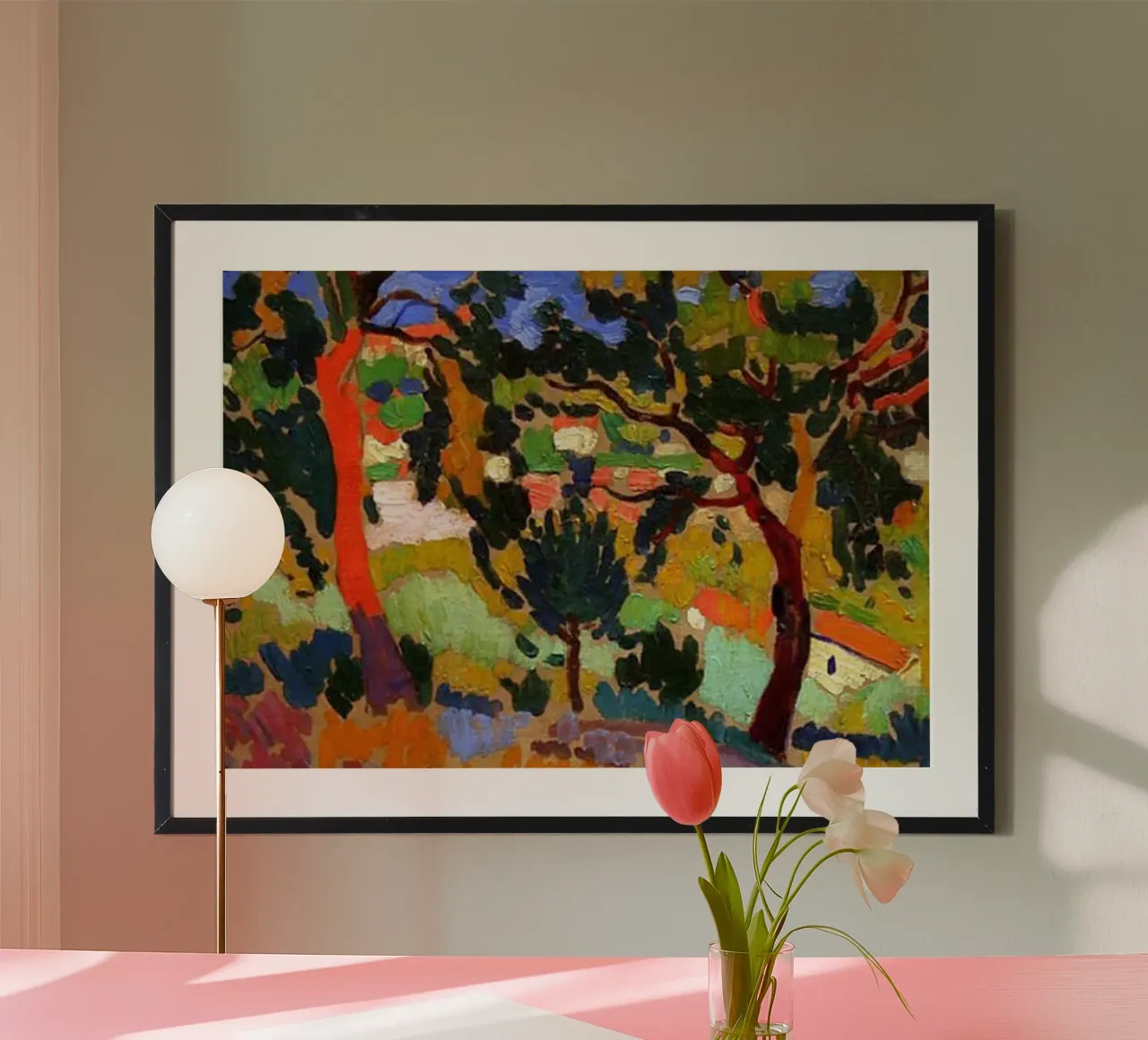 foresta soleggiata poster da briyan shop