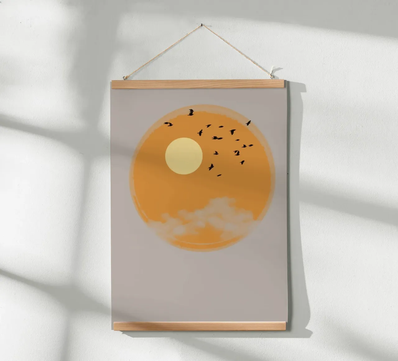 epic sun and bird poster da lily