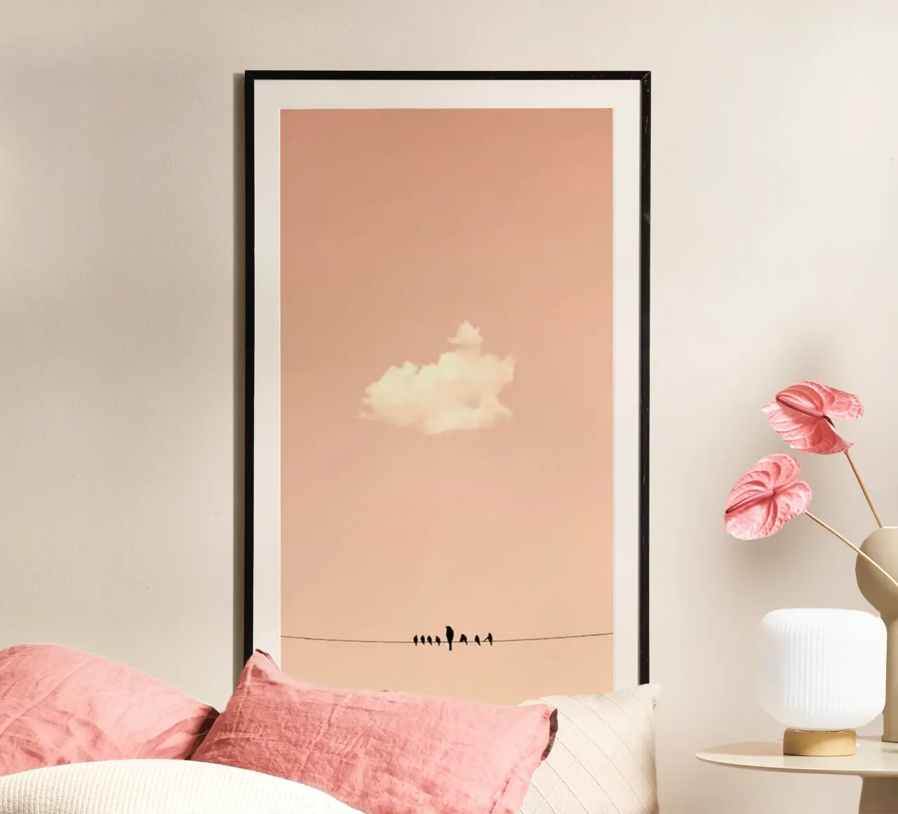 bird and landscape cloud poster da Good days