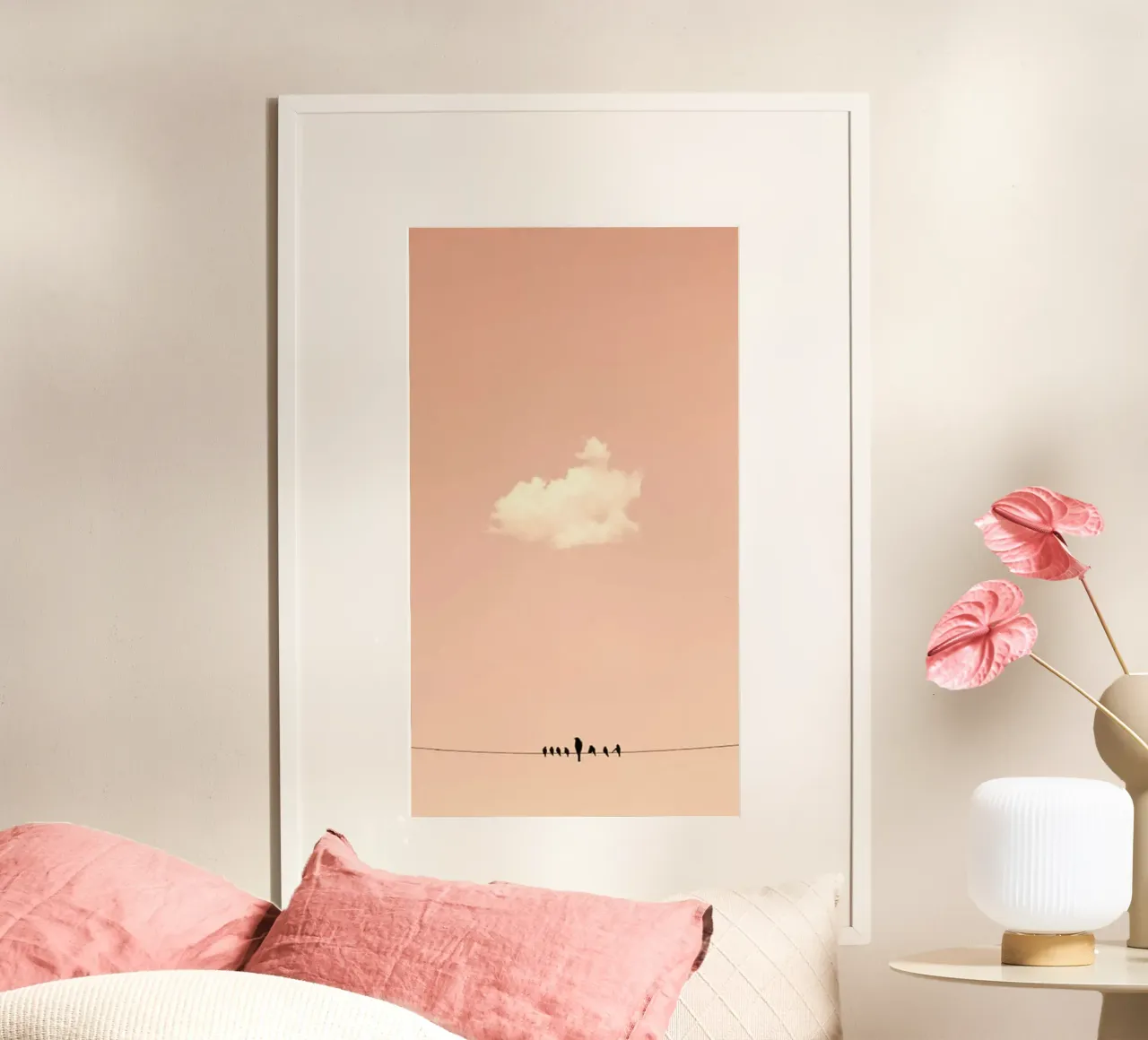bird and landscape cloud poster da Good days