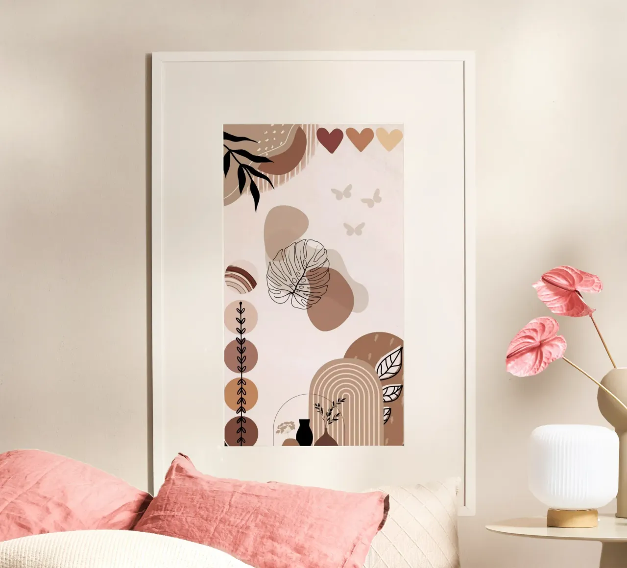 shape line nature tree poster da lily