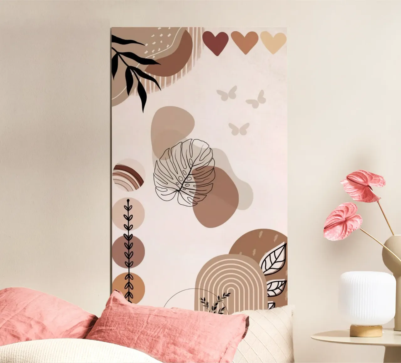 shape line nature tree poster da lily