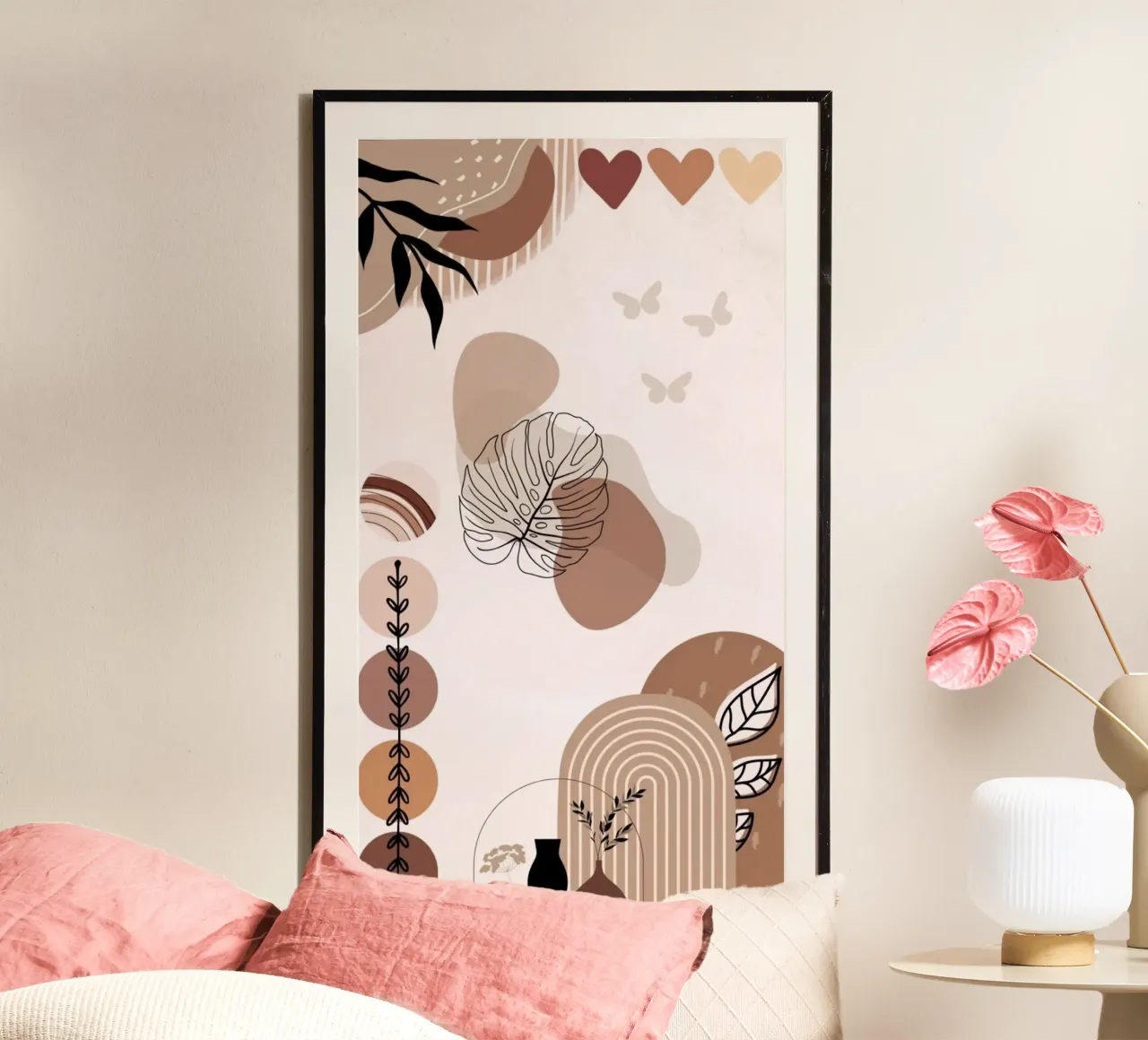 shape line nature tree poster da lily