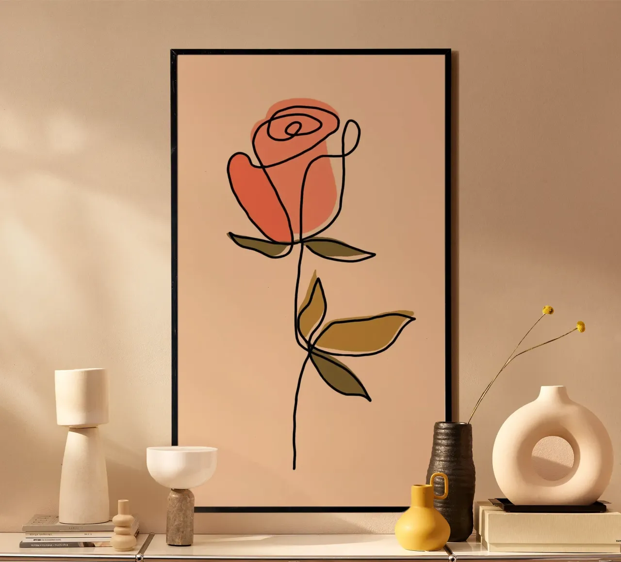 line of flower colorful poster da Good days