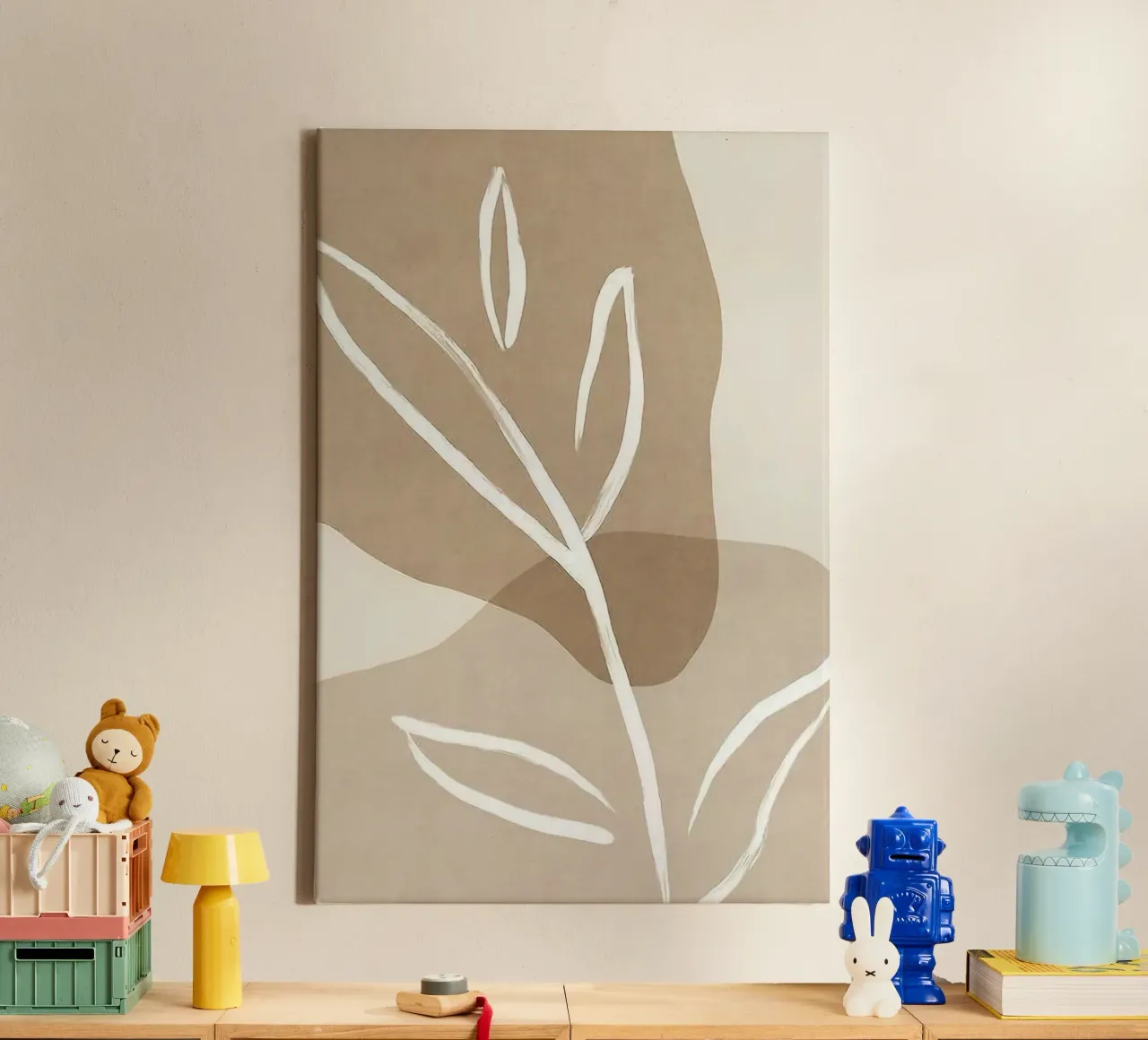 shape leaf tela con Cornice a cassetta da lily