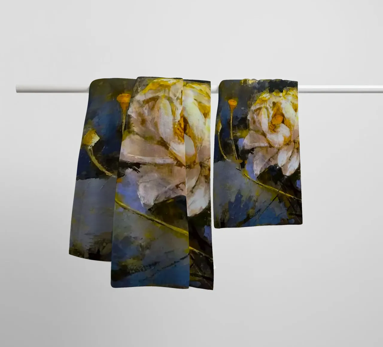 old color flower asciugamano da bagno da Good days