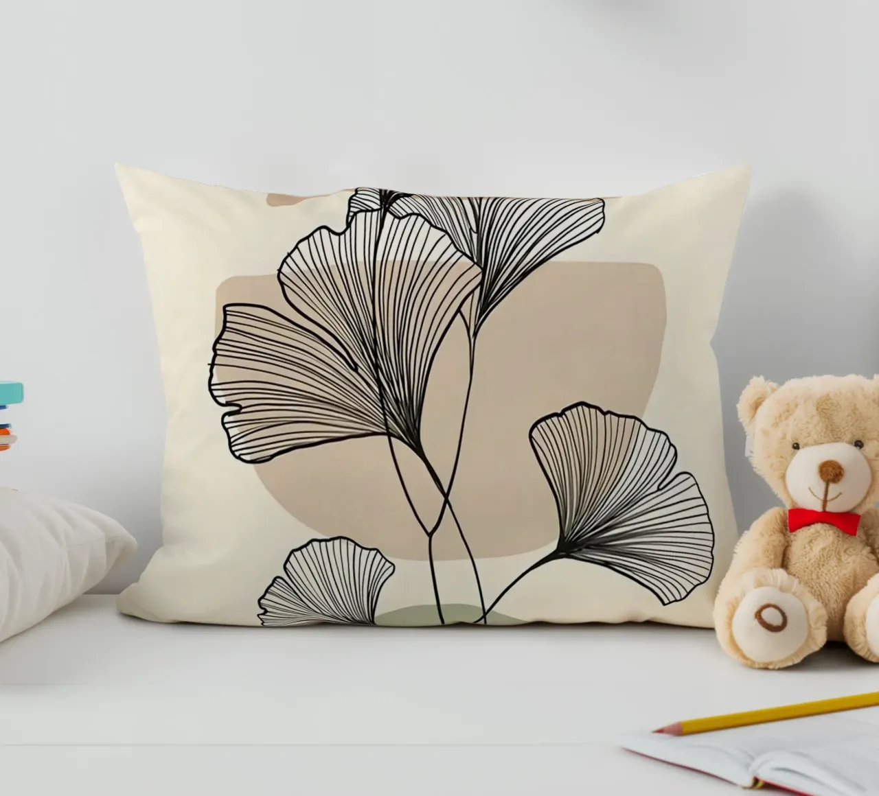 shape color and black line cuscino da Good days