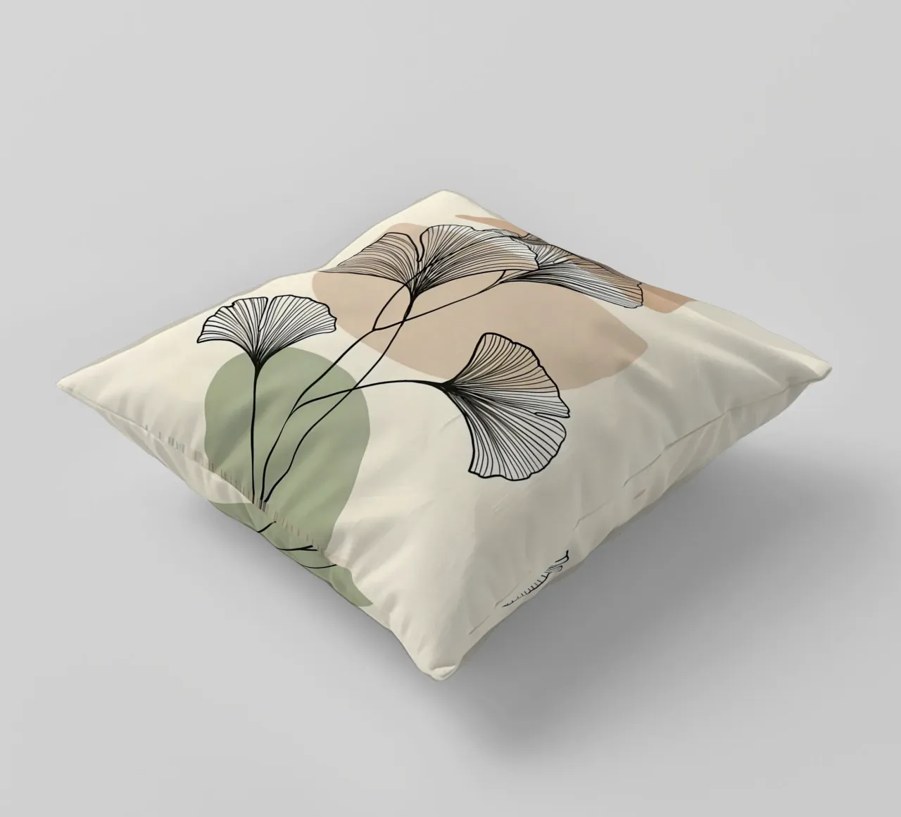 shape color and black line cuscino da Good days