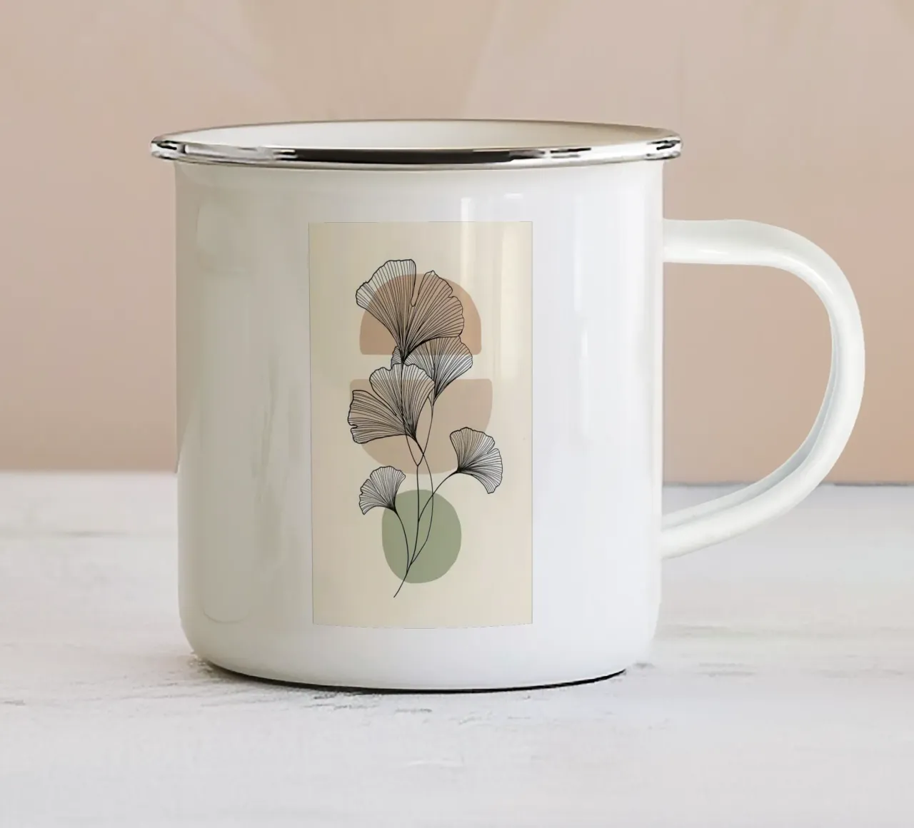 shape color and black line tazza in smalto da Good days