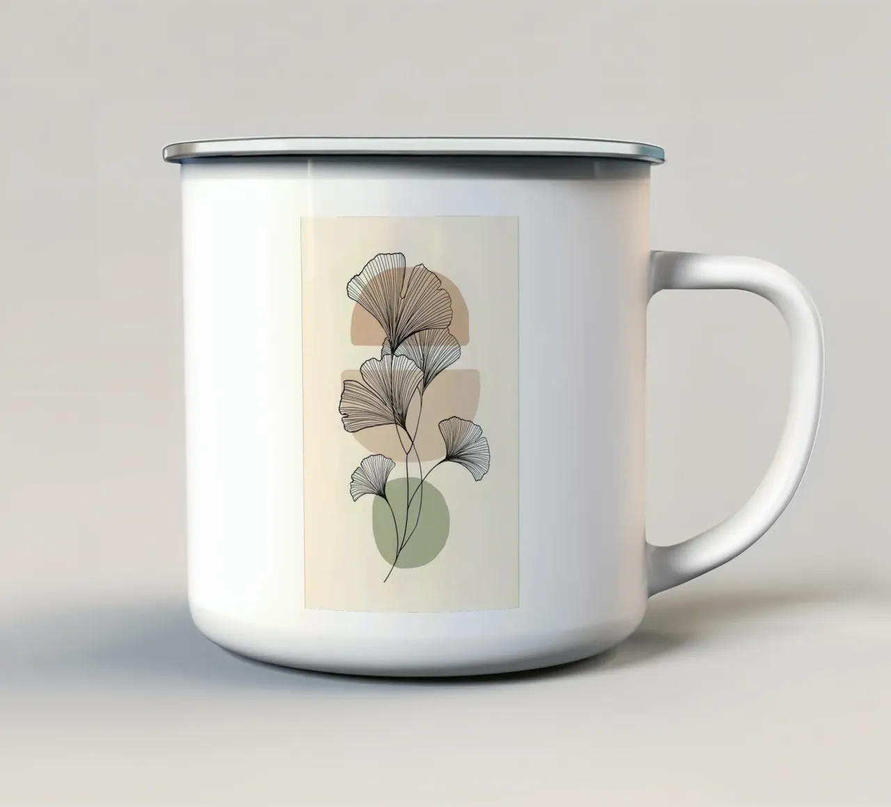 shape color and black line tazza in smalto da Good days