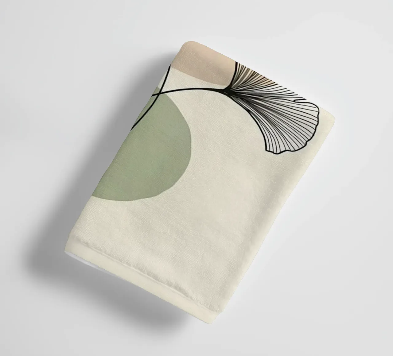 shape color and black line asciugamano da bagno da Good days
