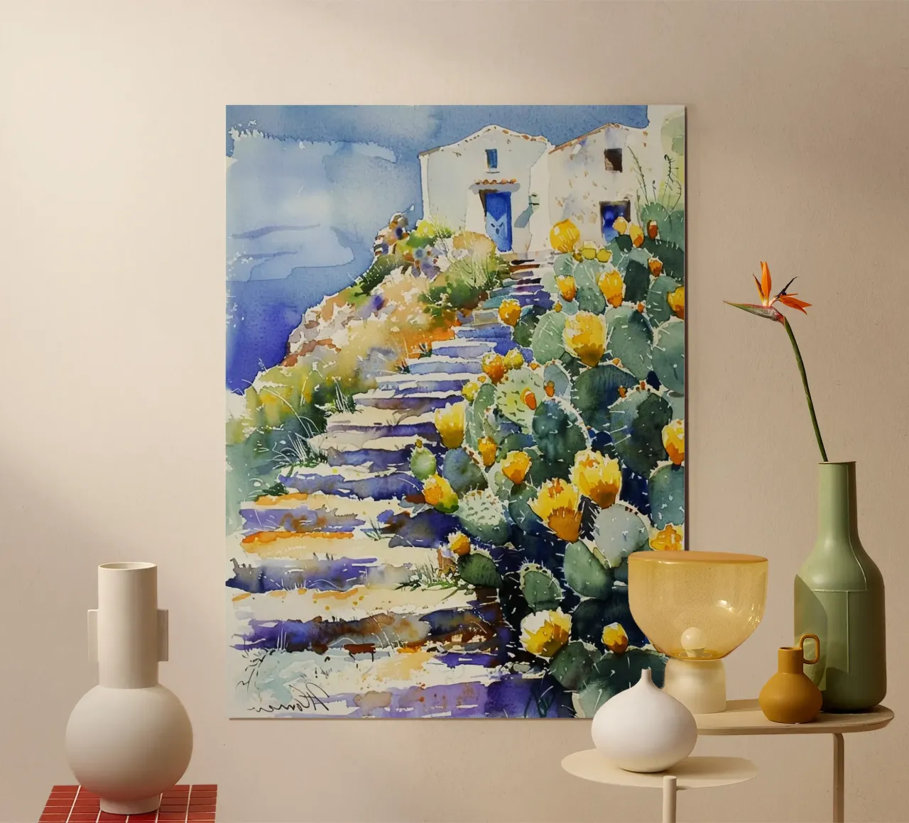 curve line up to tower poster da lily