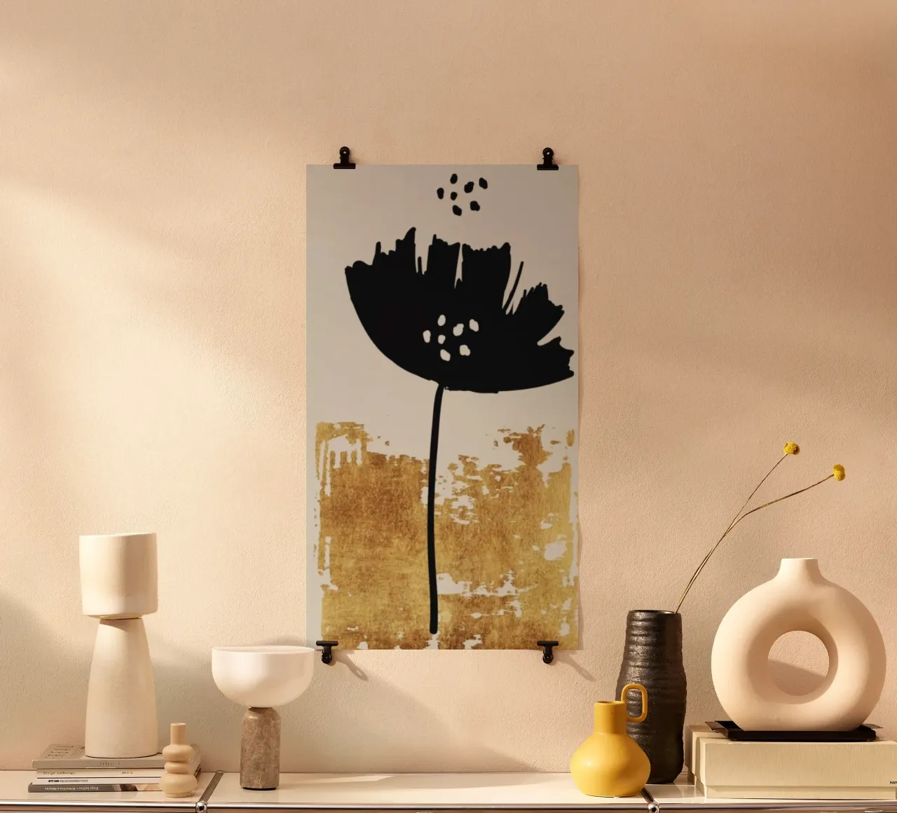 fly piece flower poster da lily