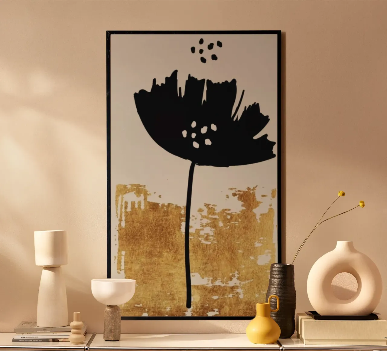 fly piece flower poster da lily