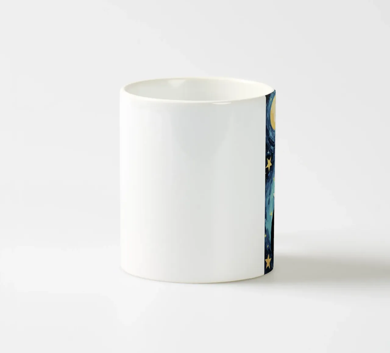 cat and moon tazza in ceramica da miracle