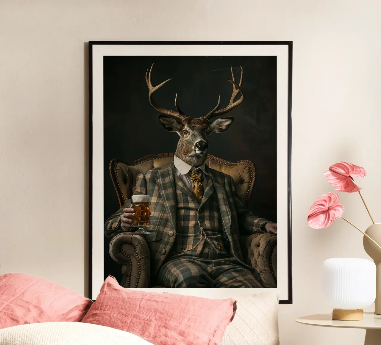 Alce elegante poster da Anna Müller
