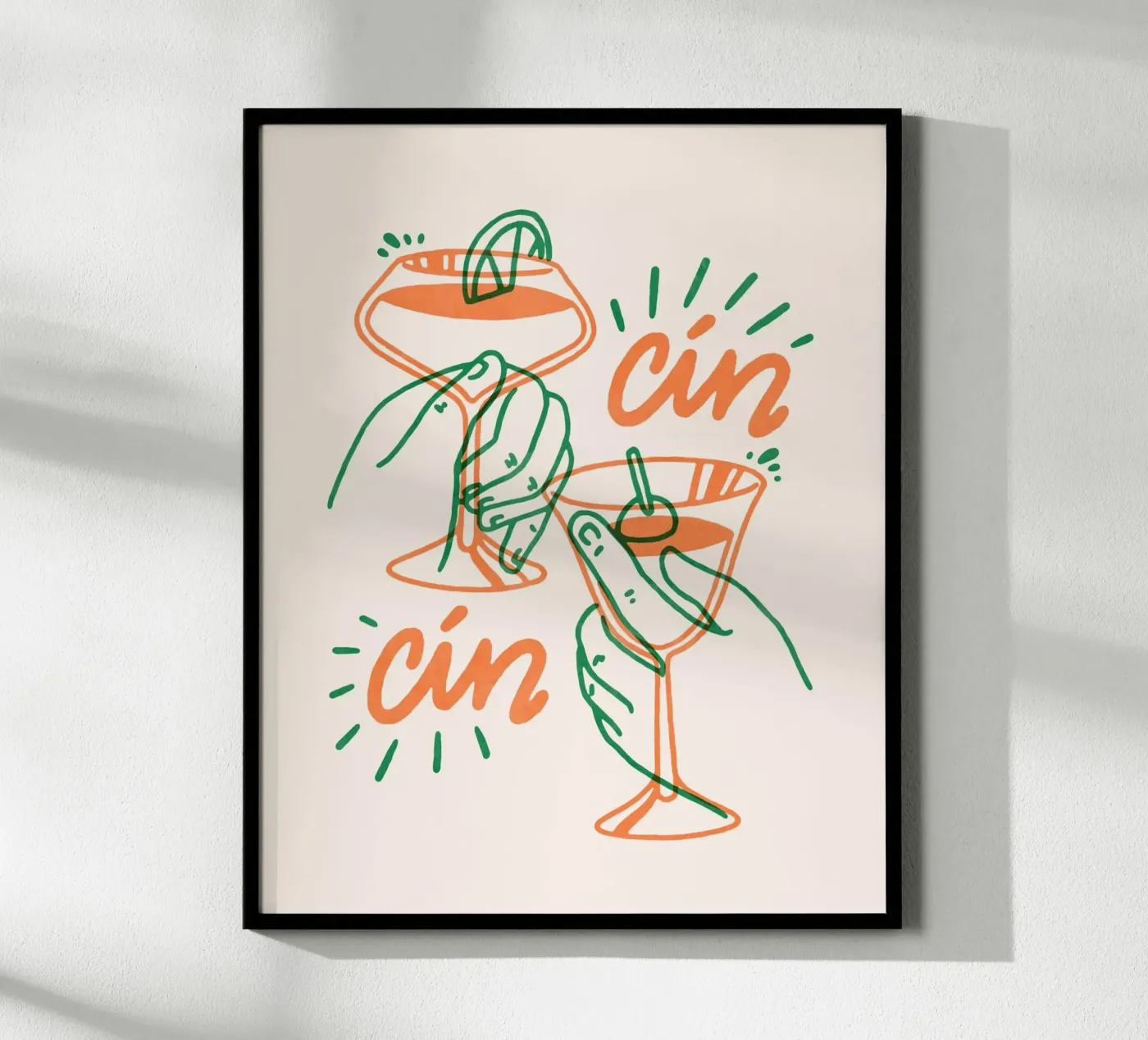Cin Cin poster da illusthera