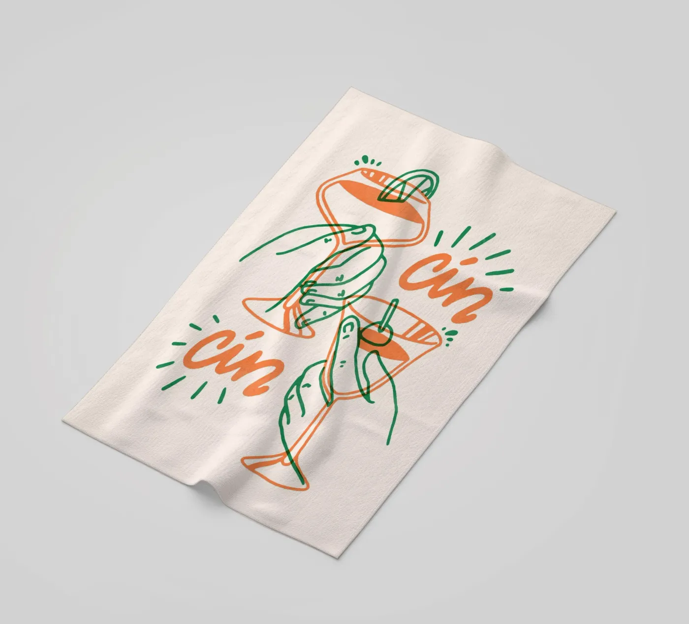 Cin Cin serviette de plage de illusthera