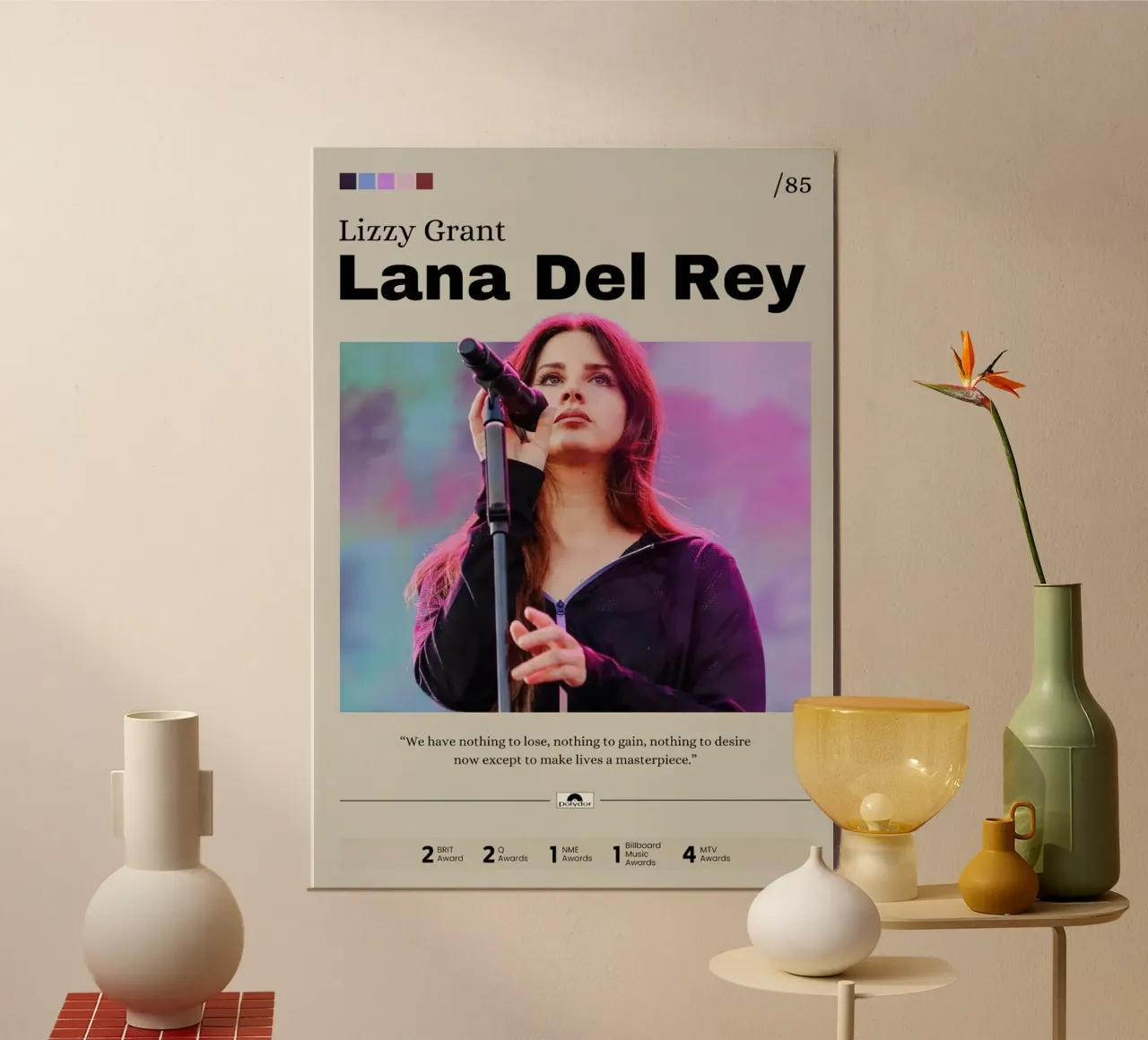 Lana Del Rey poster da Zach shop