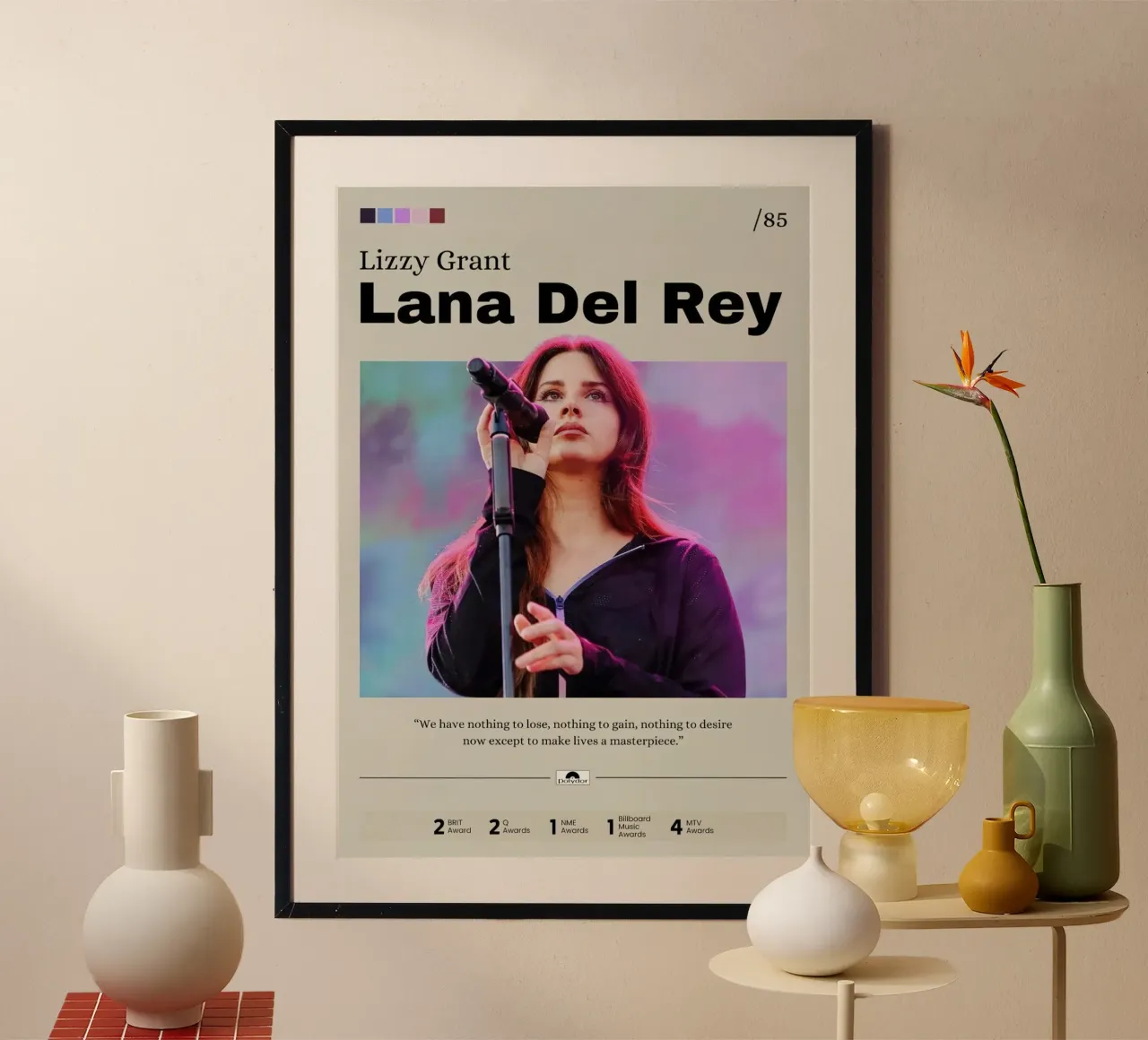 Lana Del Rey poster da Zach shop
