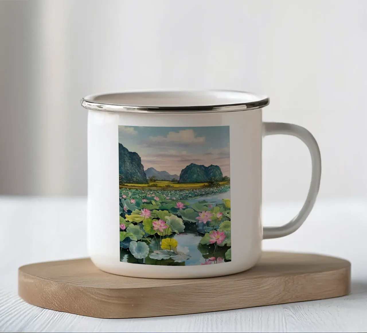 cactus lake tazza in smalto da miracle