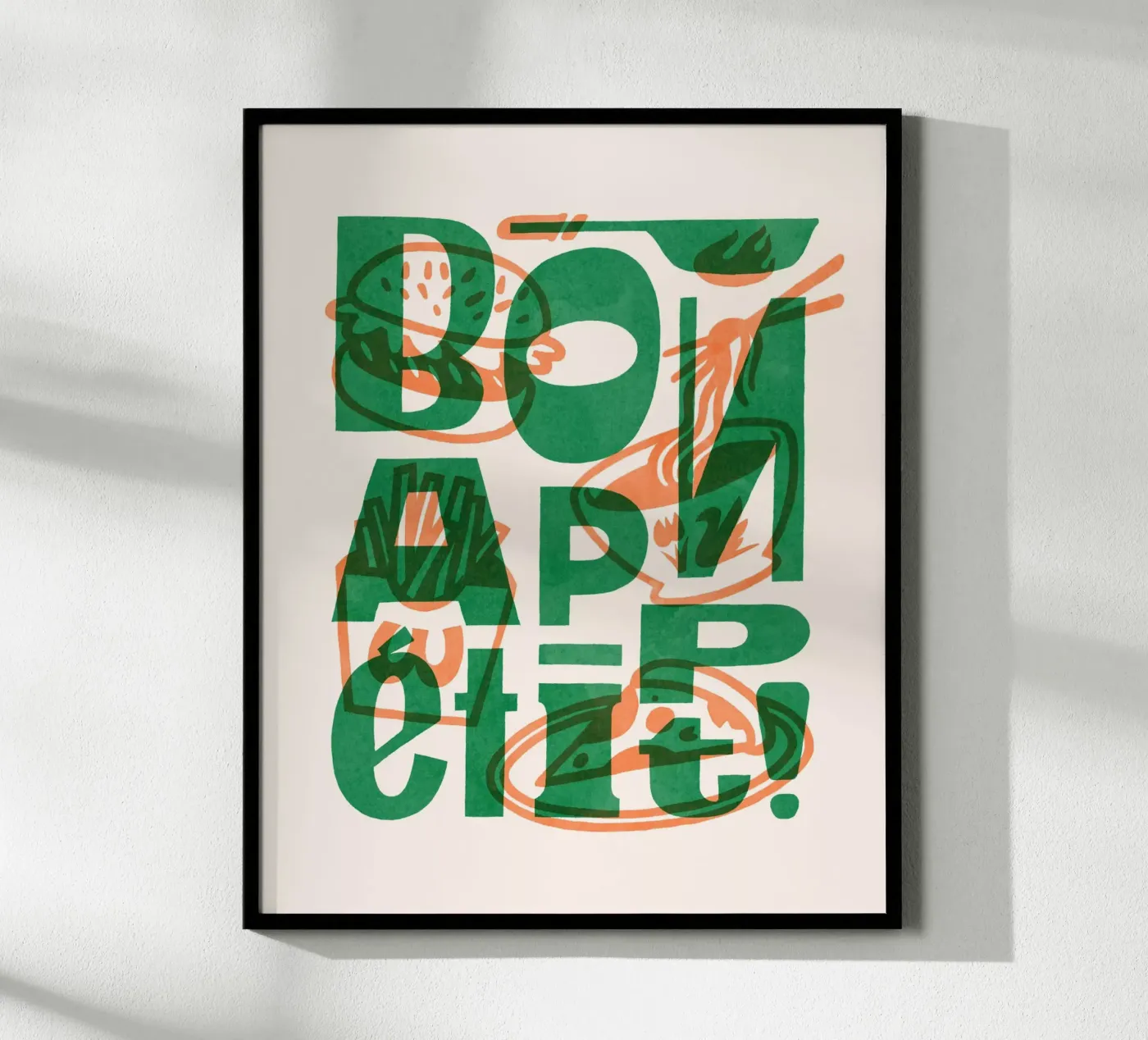 Bon Appetit! poster da illusthera