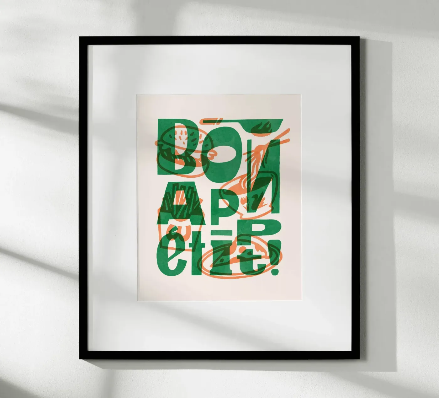 Bon Appetit! poster da illusthera