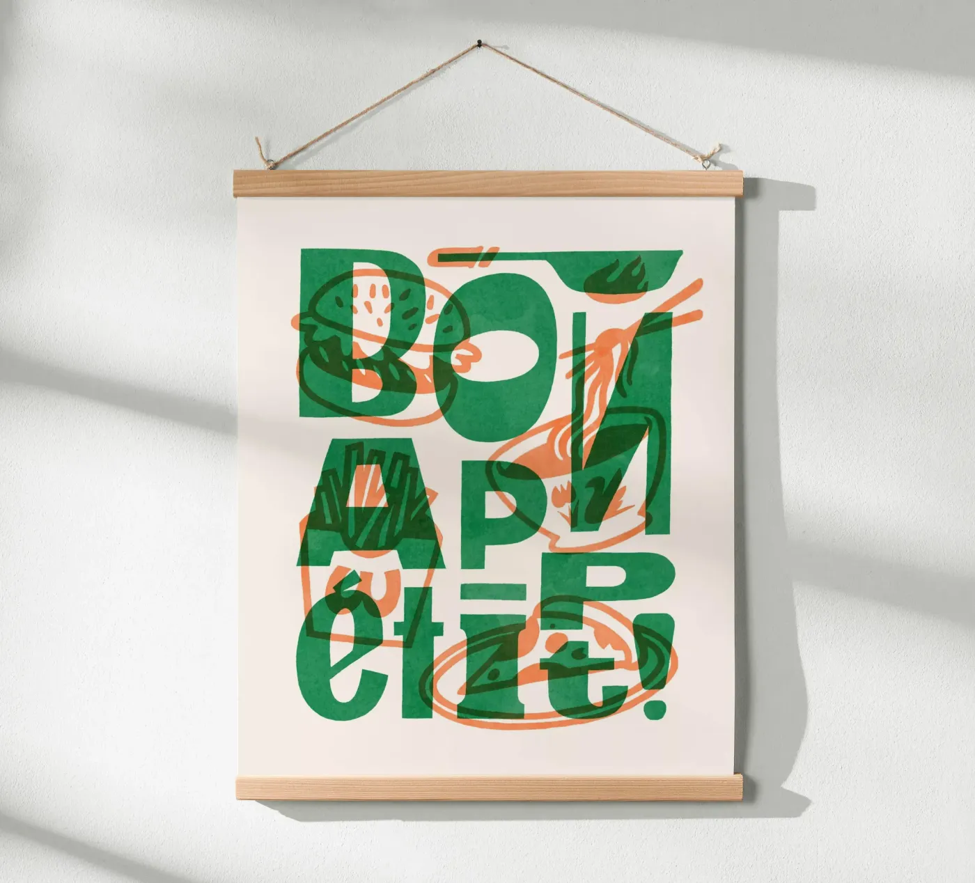 Bon Appetit! poster da illusthera