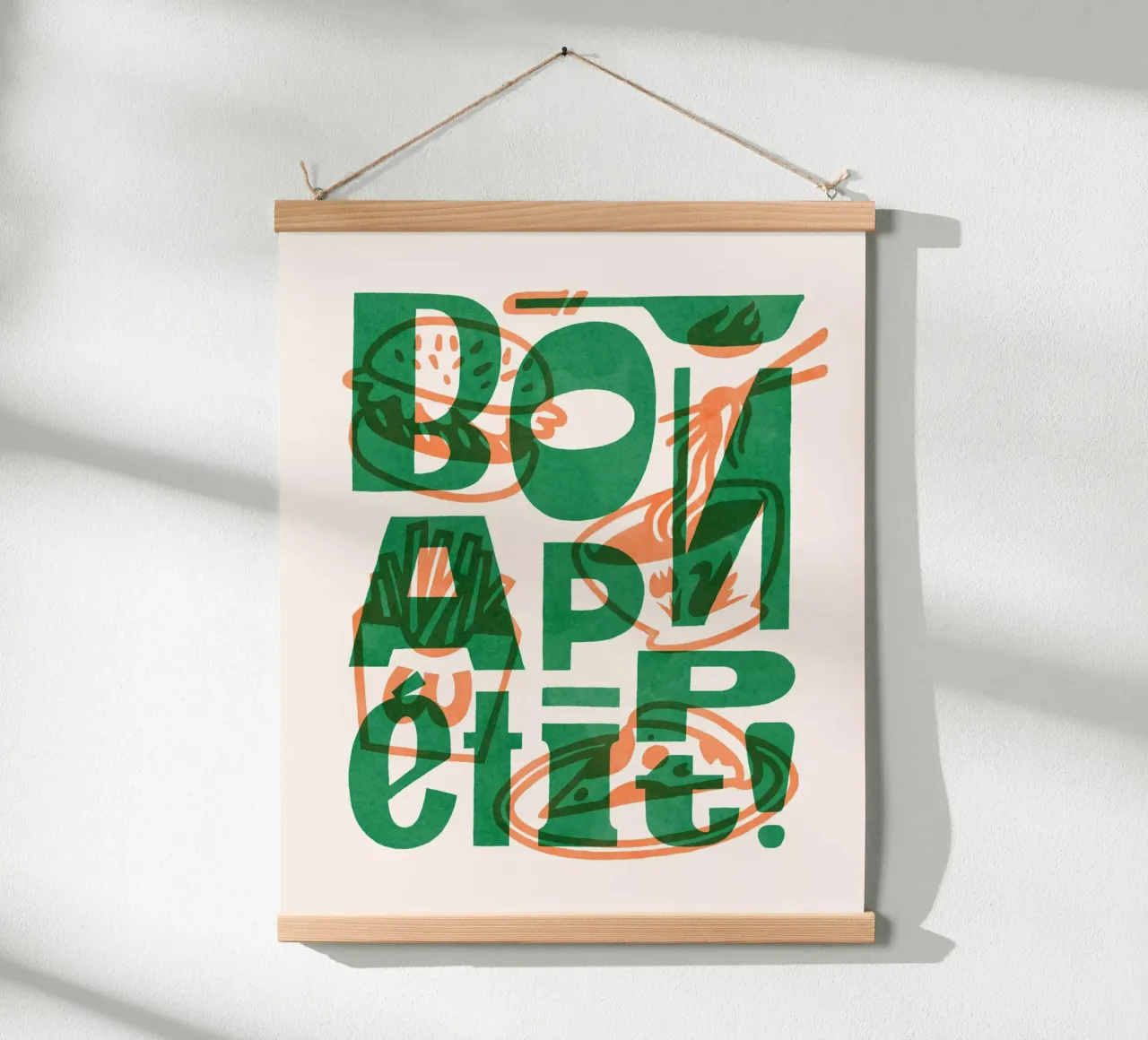 Bon Appetit! poster da illusthera