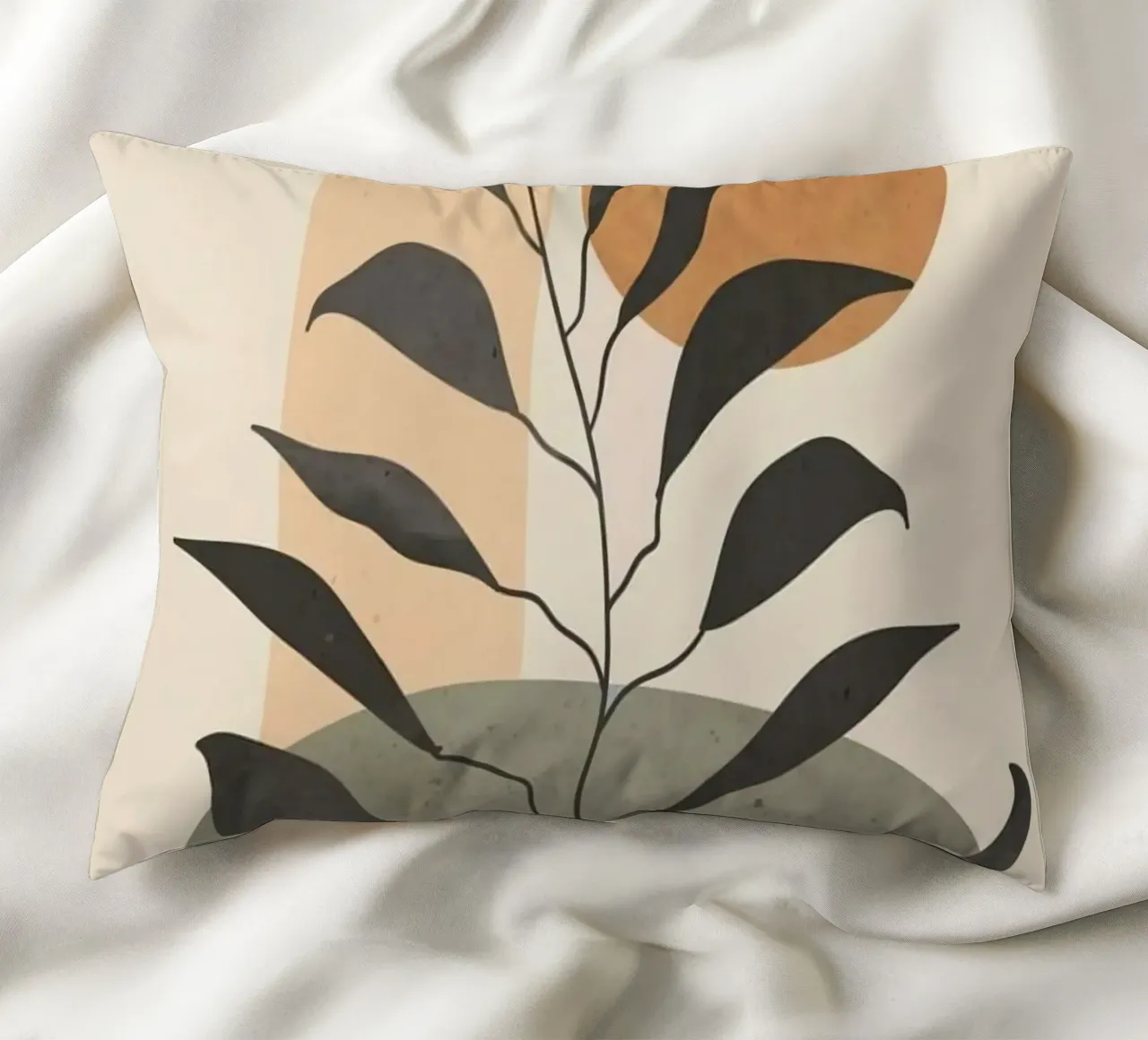leaf moon shape cuscino da miracle