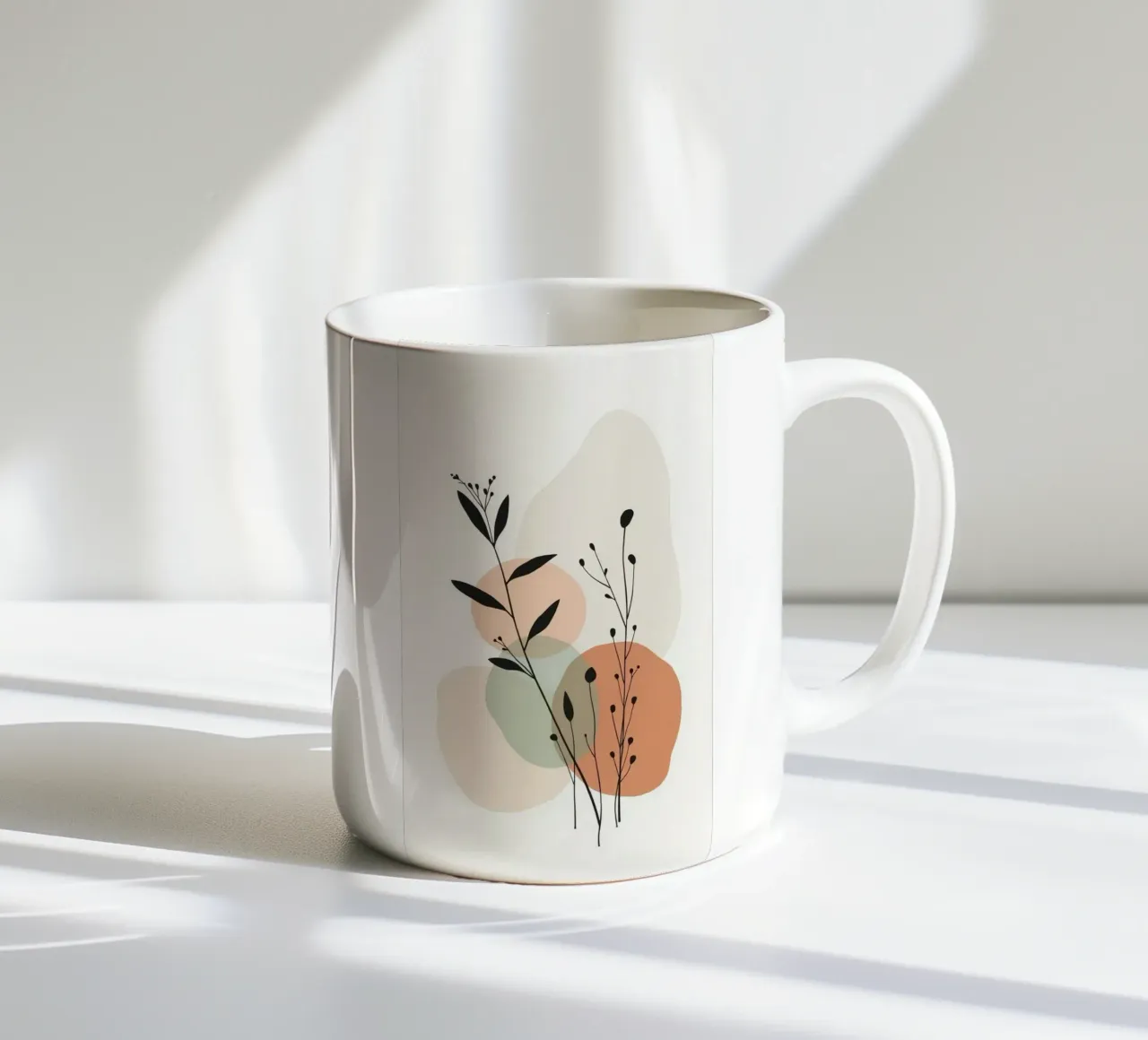 shape random and leaf tazza in ceramica da miracle