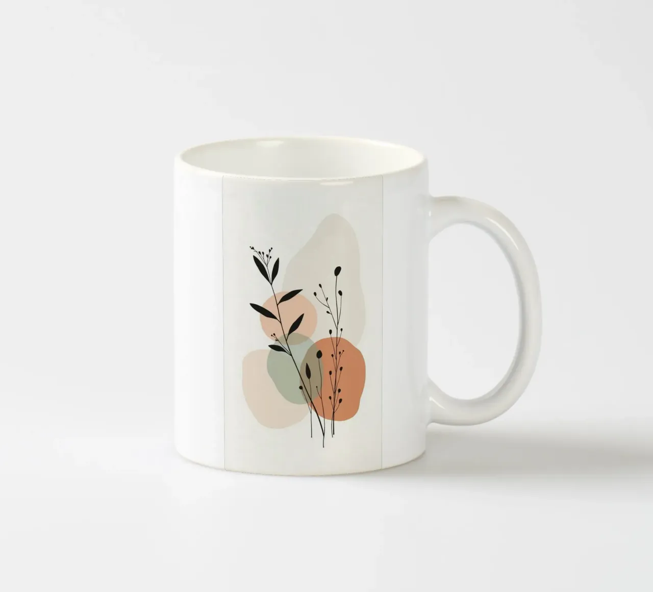 shape random and leaf tazza in ceramica da miracle
