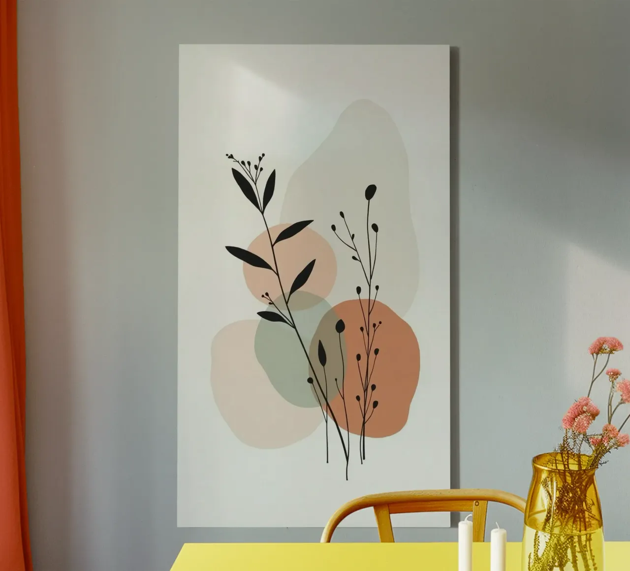 shape random and leaf canvas with Floater frame by miracle