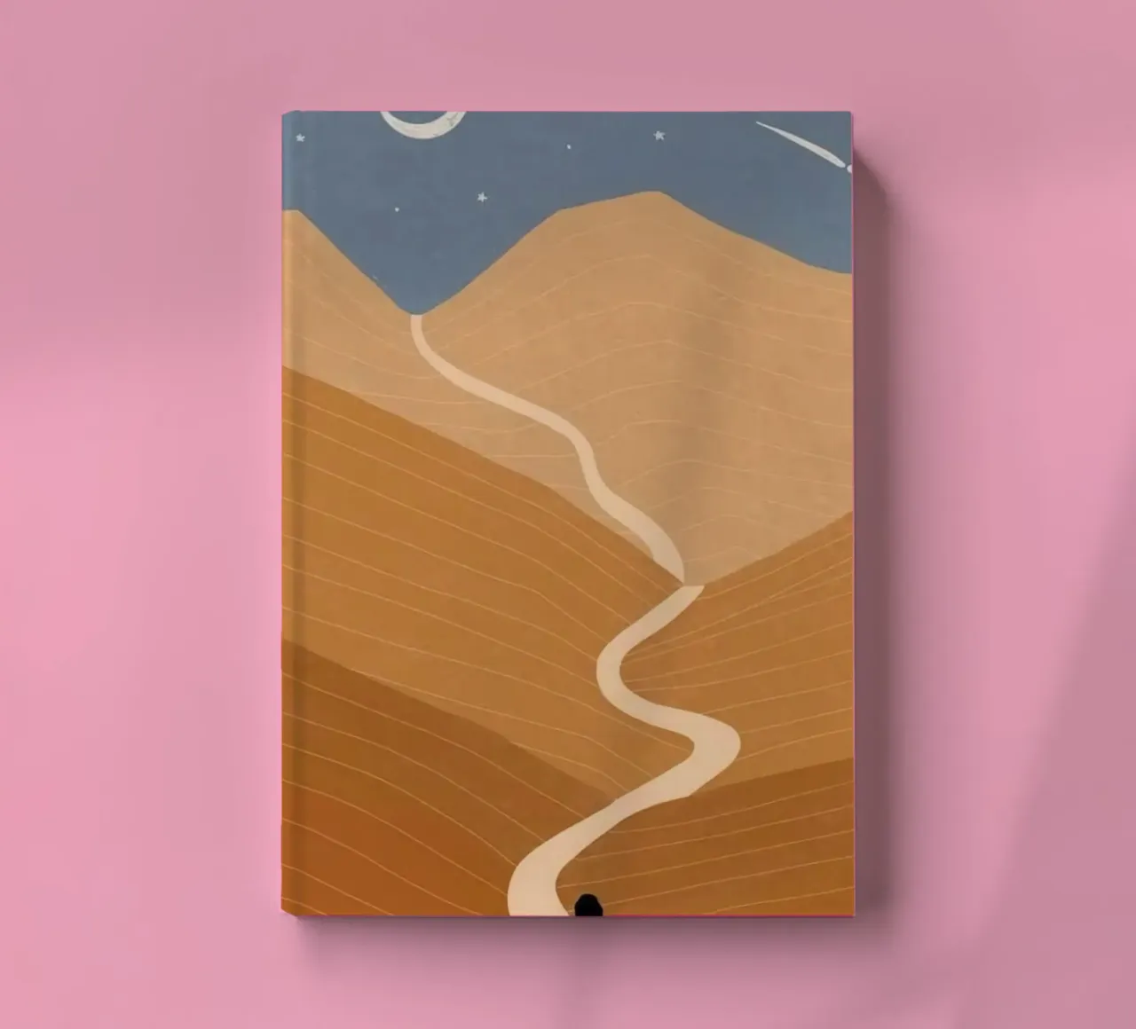 run through curve road notebook by lifeline