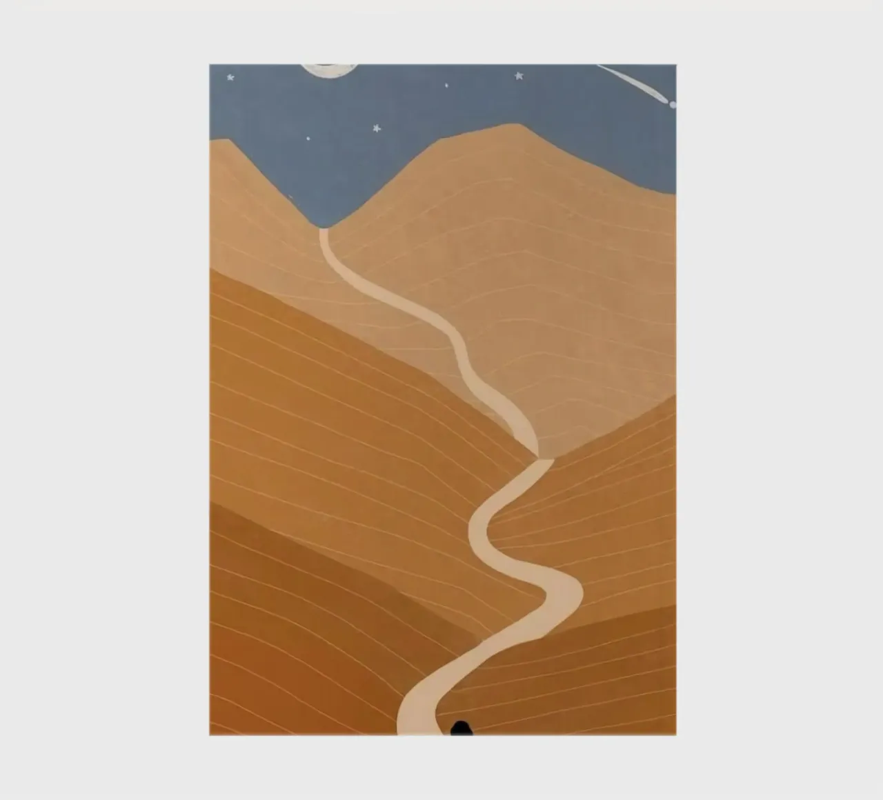 run through curve road notebook by lifeline