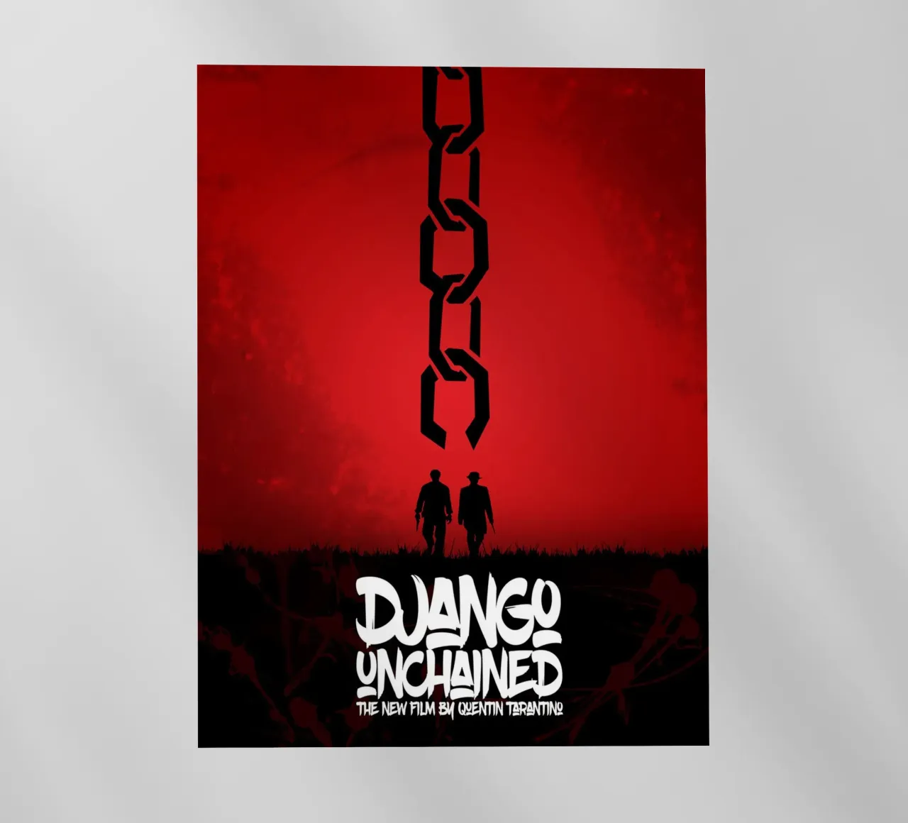 Django Unchained - Minimal - Tarantino Alternativo pellicola backlit da Oscar