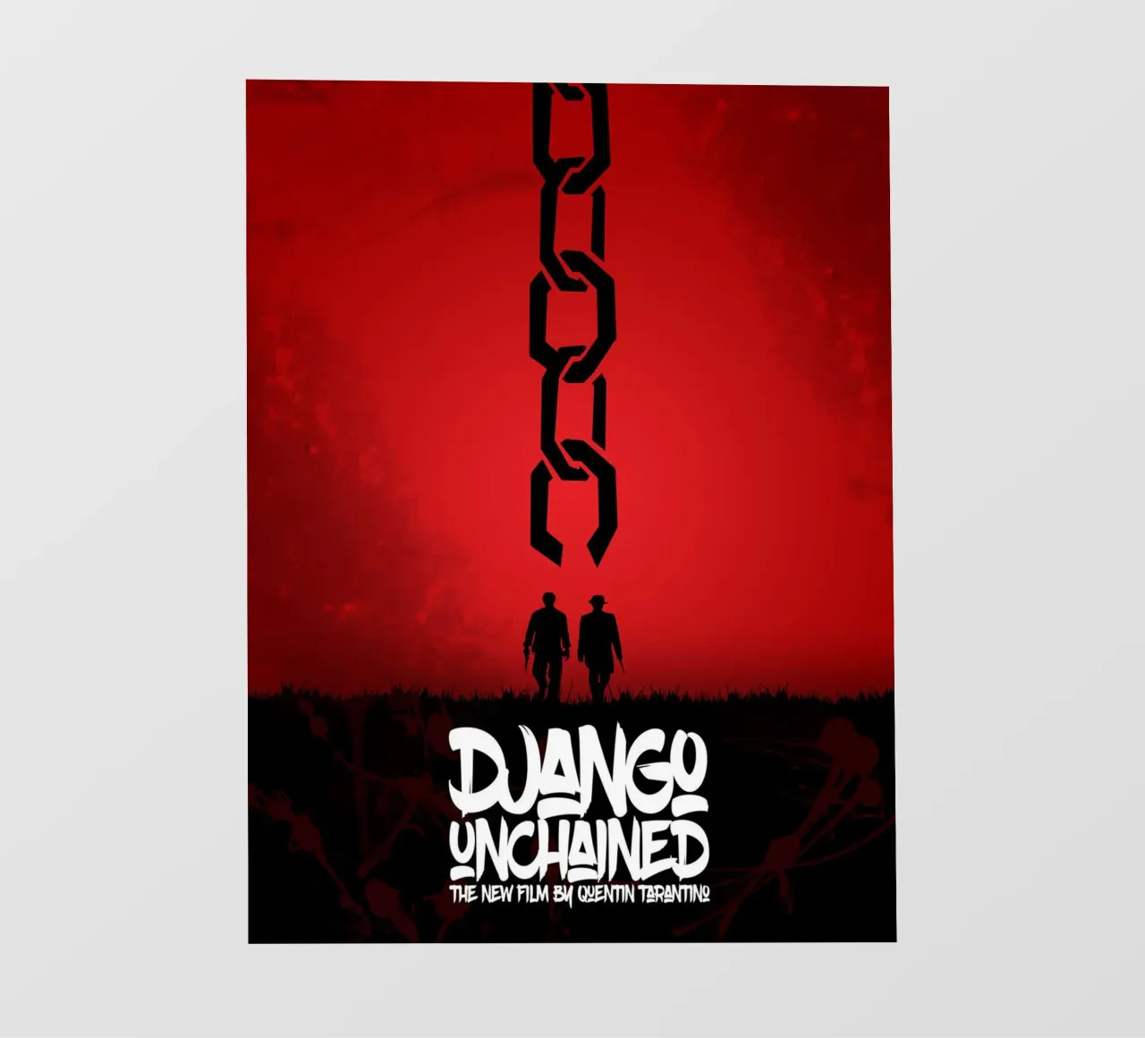 Django Unchained - Minimal - Tarantino Alternative PVC Plane von Oscar