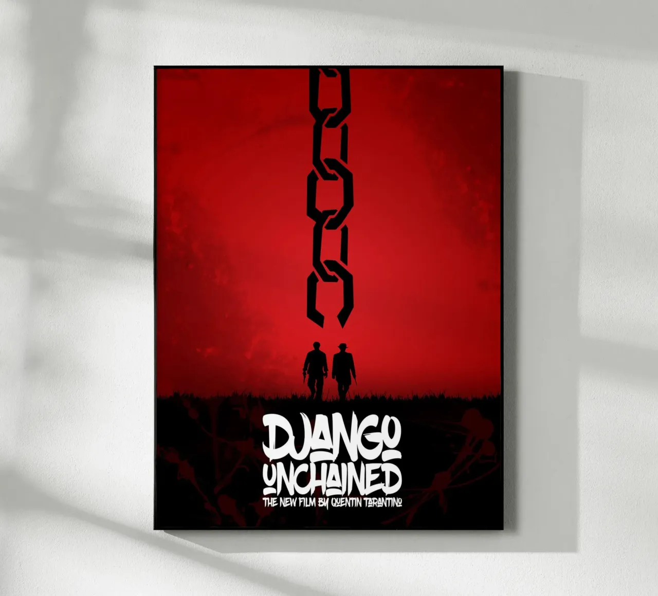 Django Unchained - Minimal - Tarantino Alternativo plexiglass da Oscar