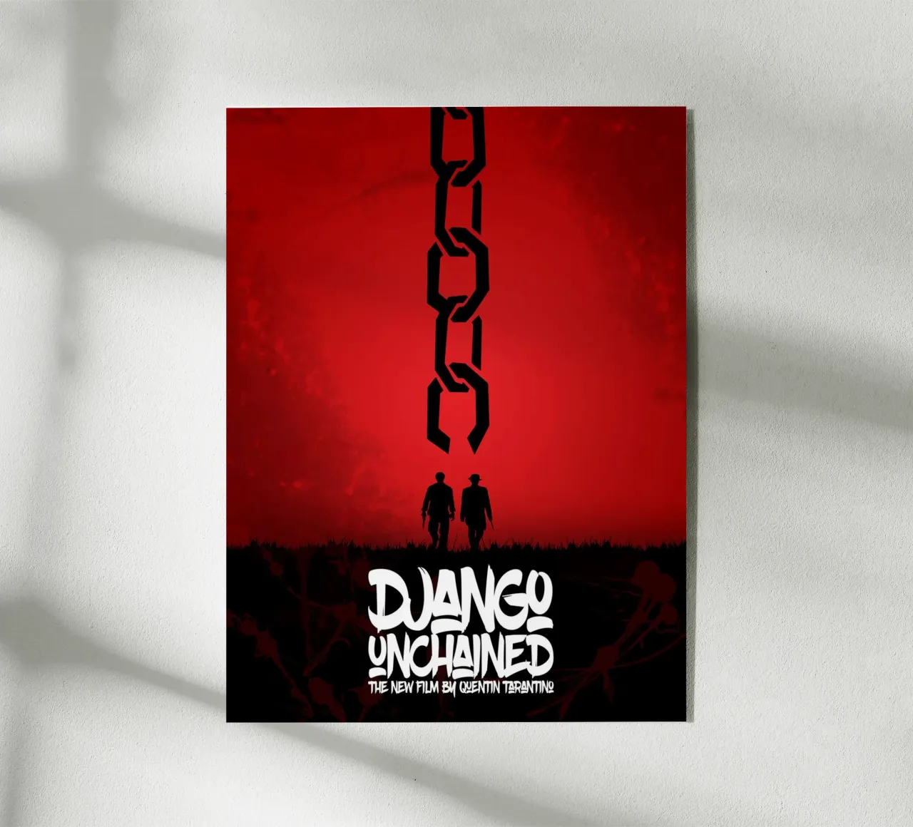 Django Unchained - Minimal - Tarantino Alternativo plexiglass da Oscar