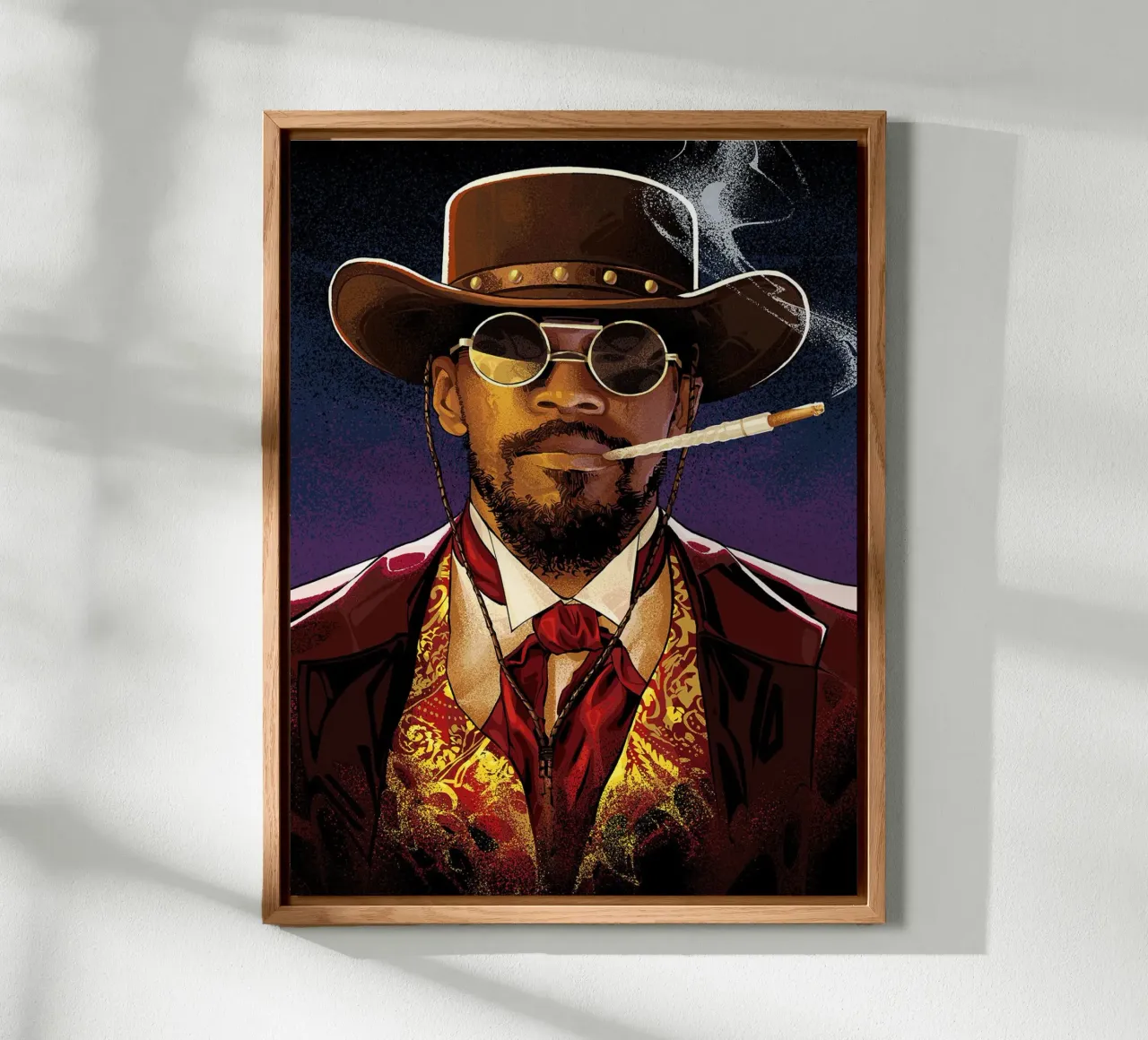 Django Unchained alluminio dibond da Oscar