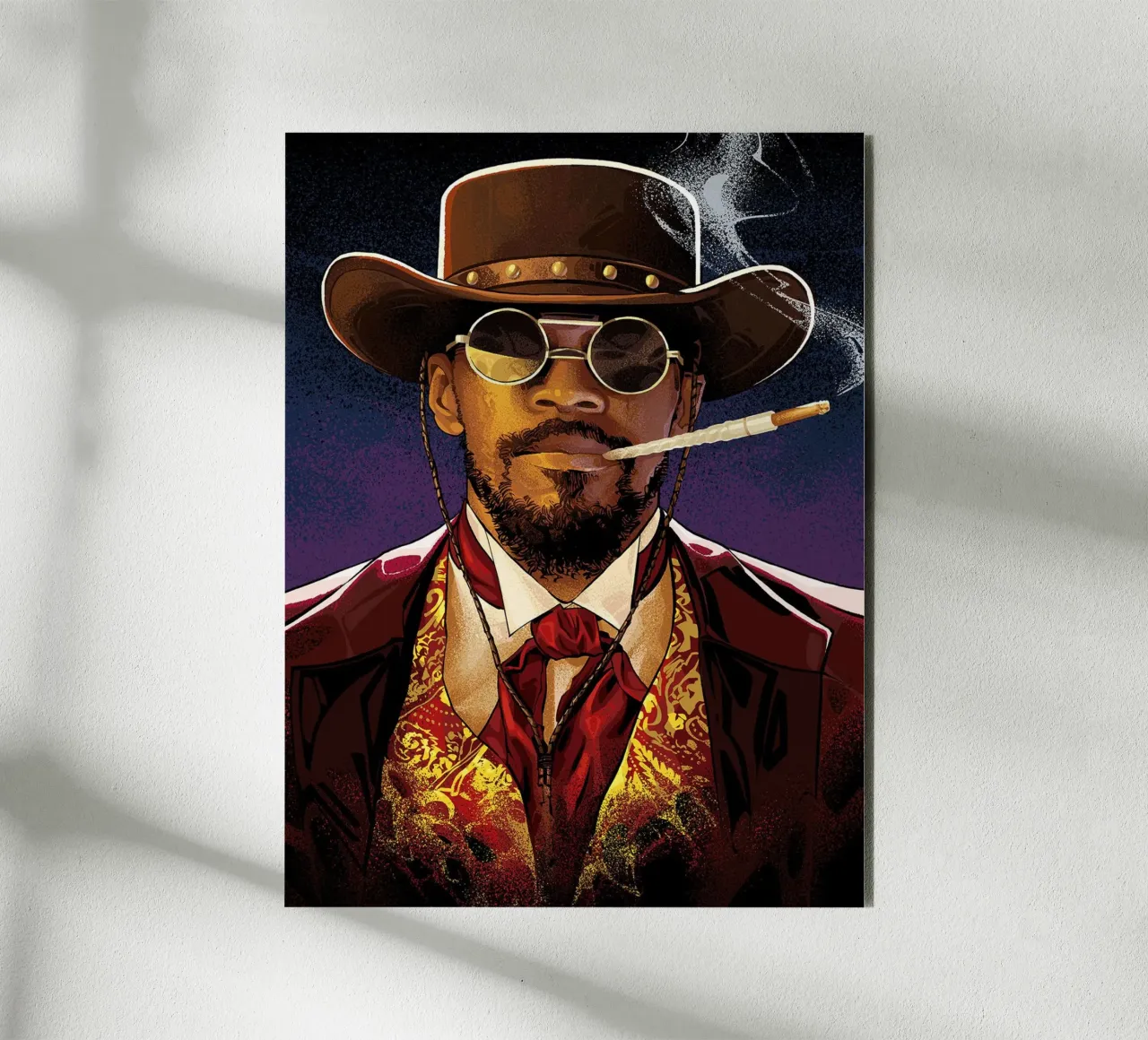Django Unchained alluminio dibond da Oscar