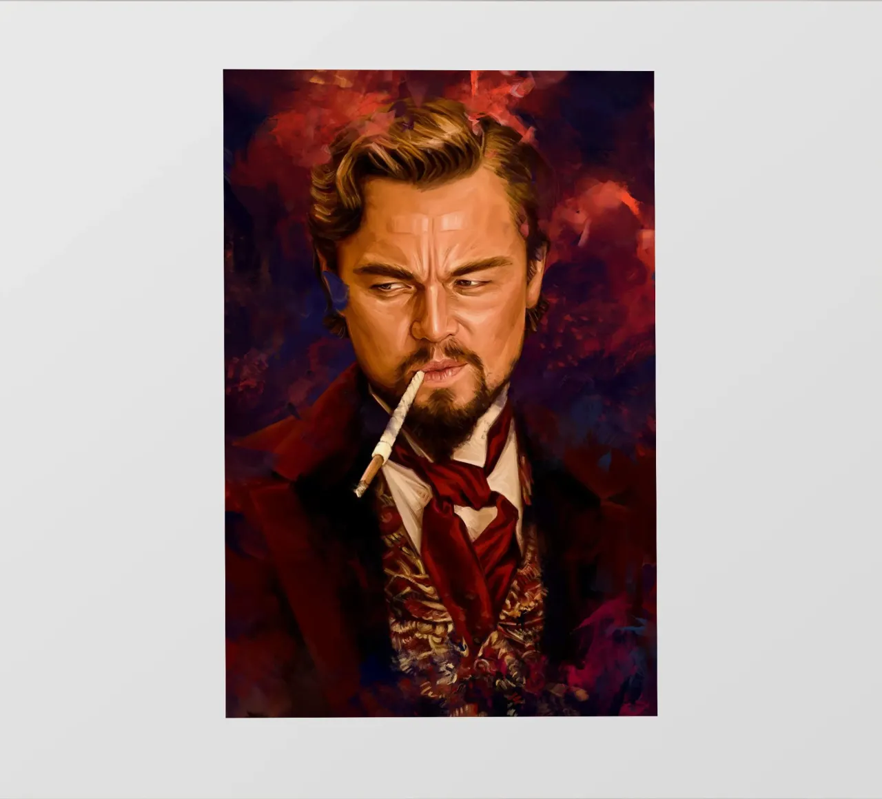 Django, Calvin Candie pellicola backlit da Oscar