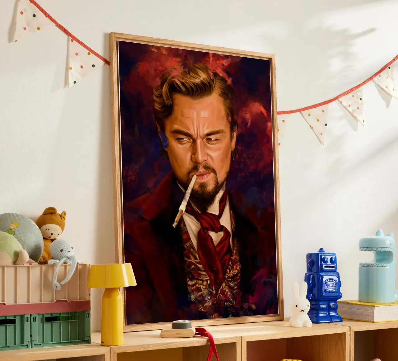 Django, Calvin Candie plexiglass da Oscar