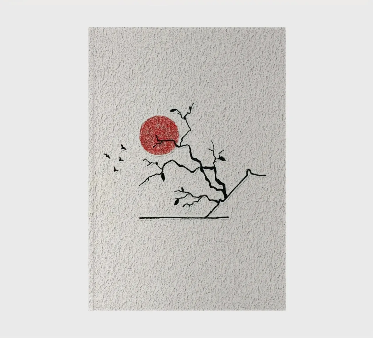 minimal nature line notebook by melts