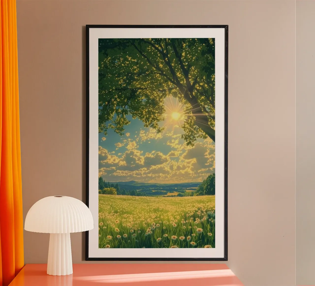 bright forest flower poster da melts