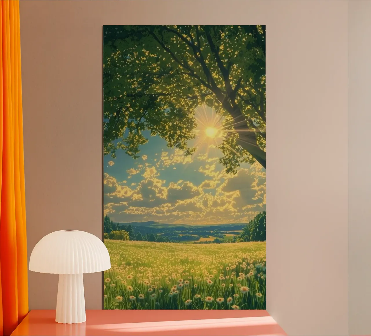 bright forest flower poster da melts
