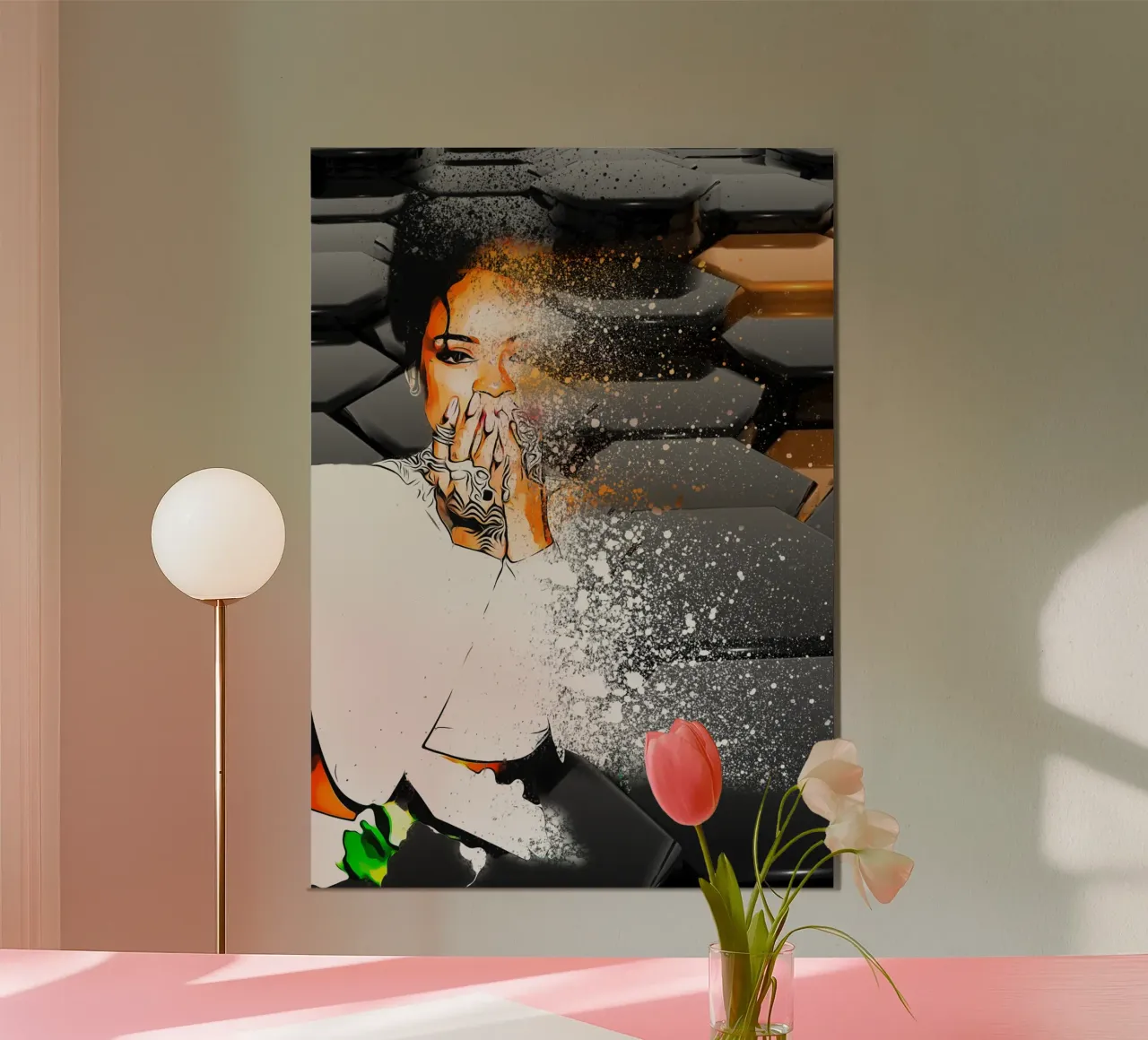 1001 disp. art nb rihanna poster da aank1001