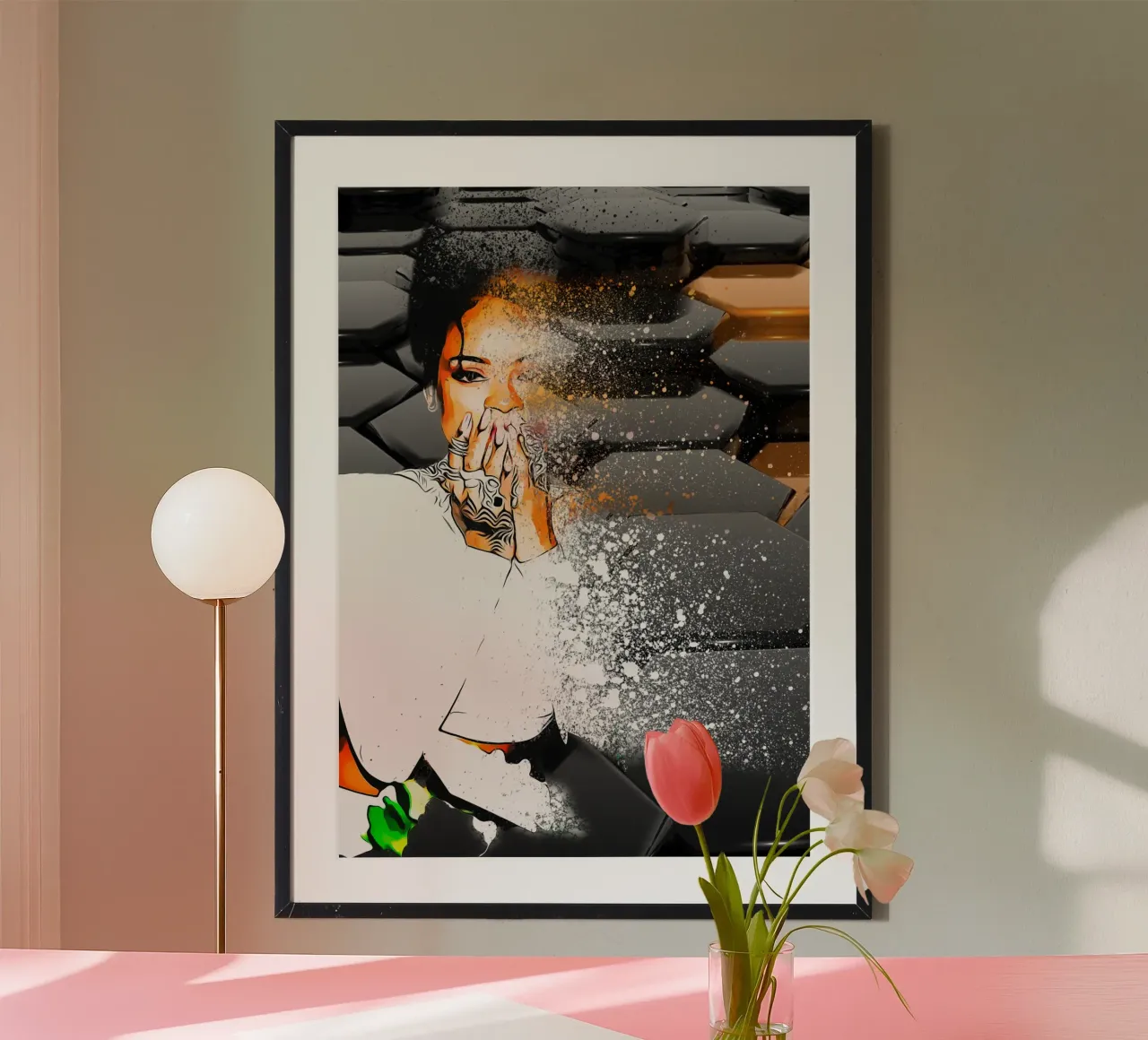 1001 disp. art nb rihanna poster da aank1001